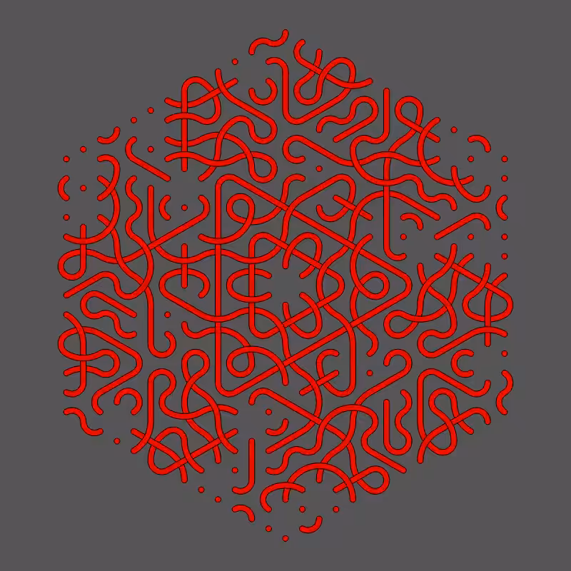 Threefold Symmetry - Dark Variations #165