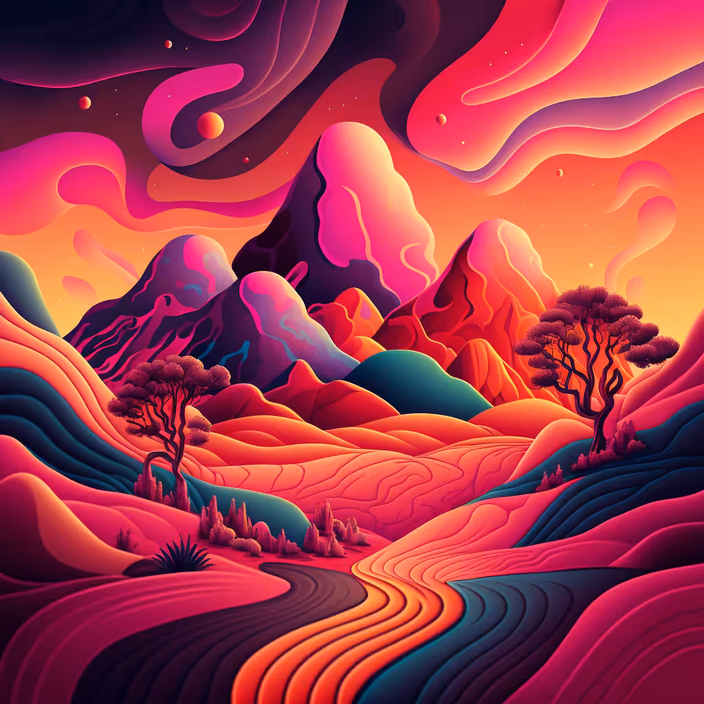 Psychedelic Landscape #49