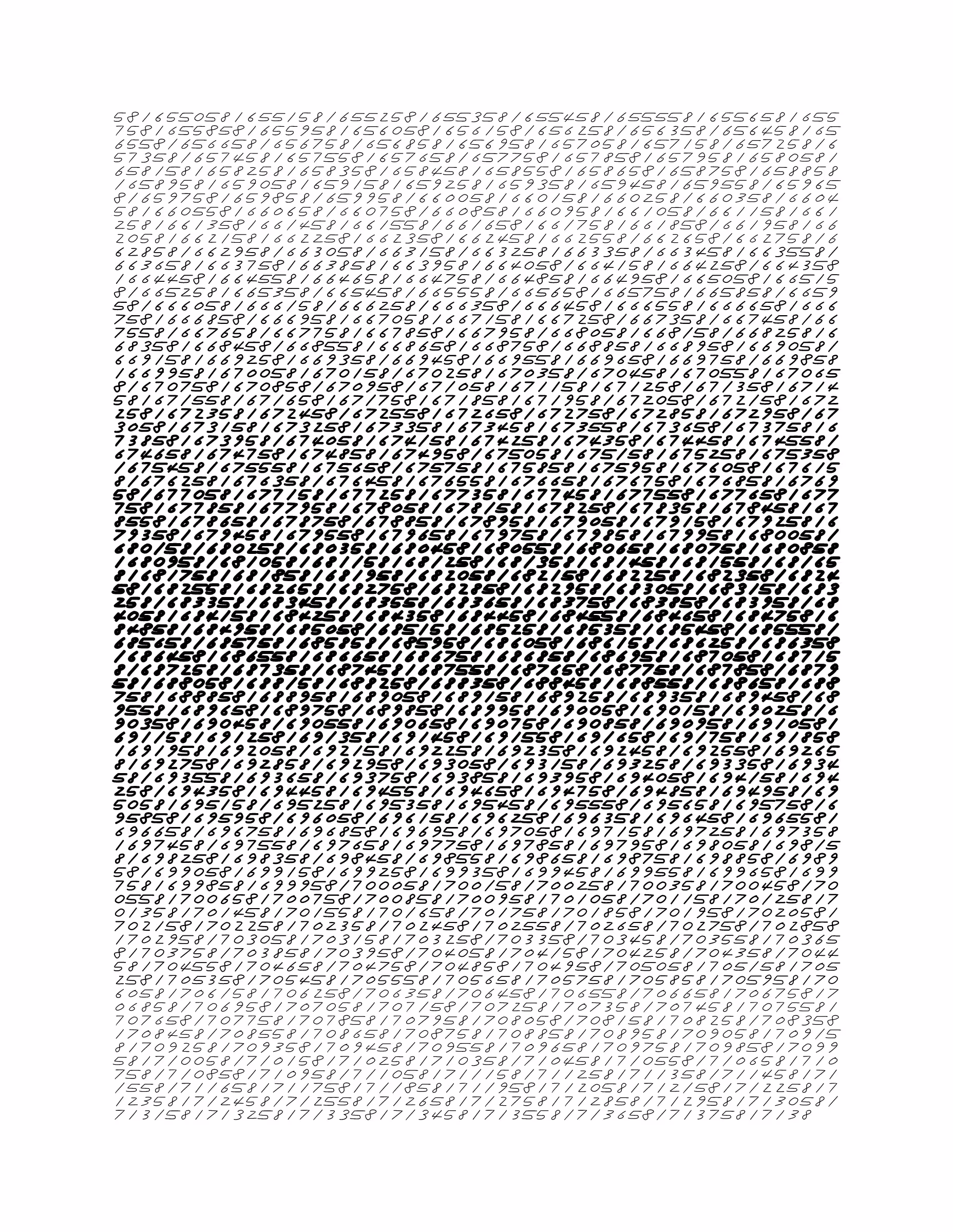 Endless (5,607,250 to Infinity) #696