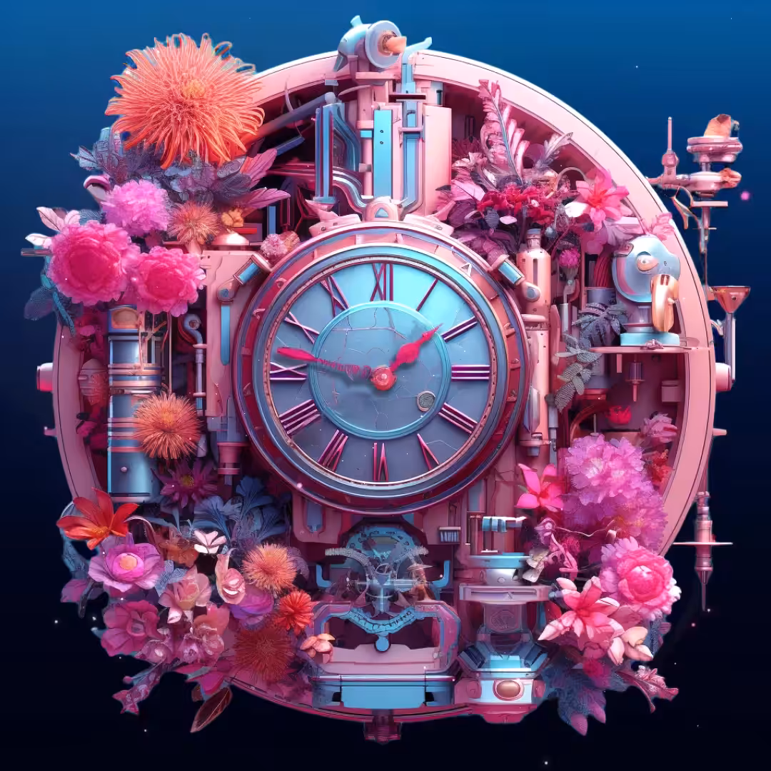 gamaccho vapor wave clocks
