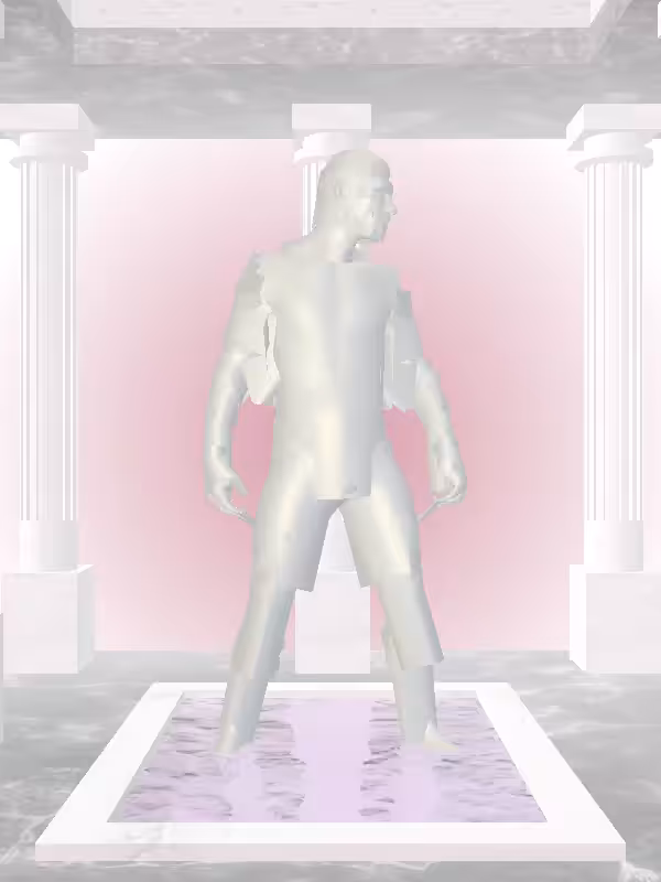 HeavenComputer: The Shooter Mossy Champagne Man #4209