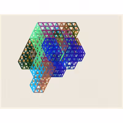 Brutalist Mesh Paintings #7