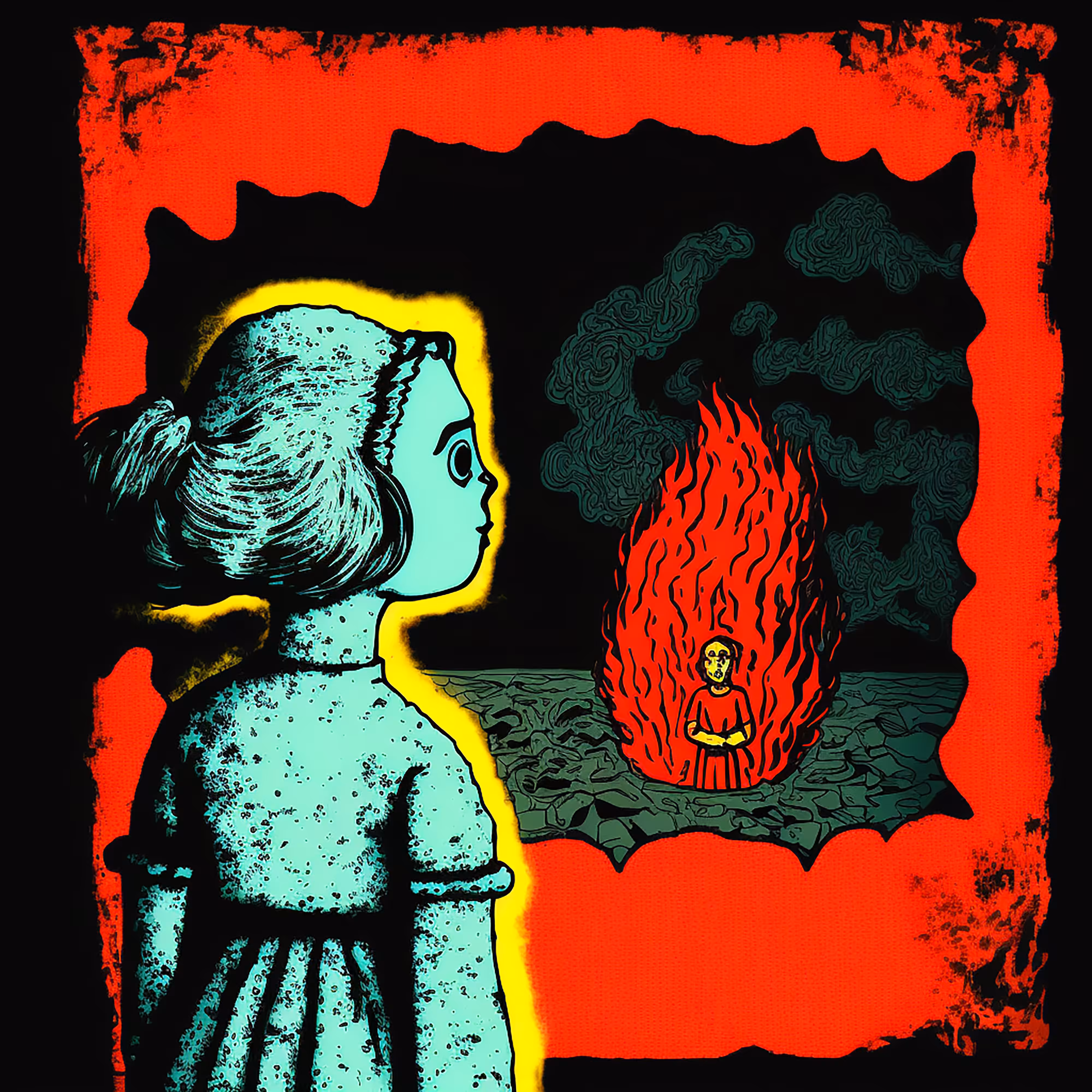 A Face in the Flame