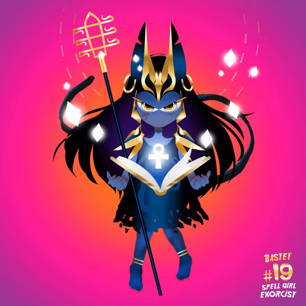 spell girl exo # 19 BASTET