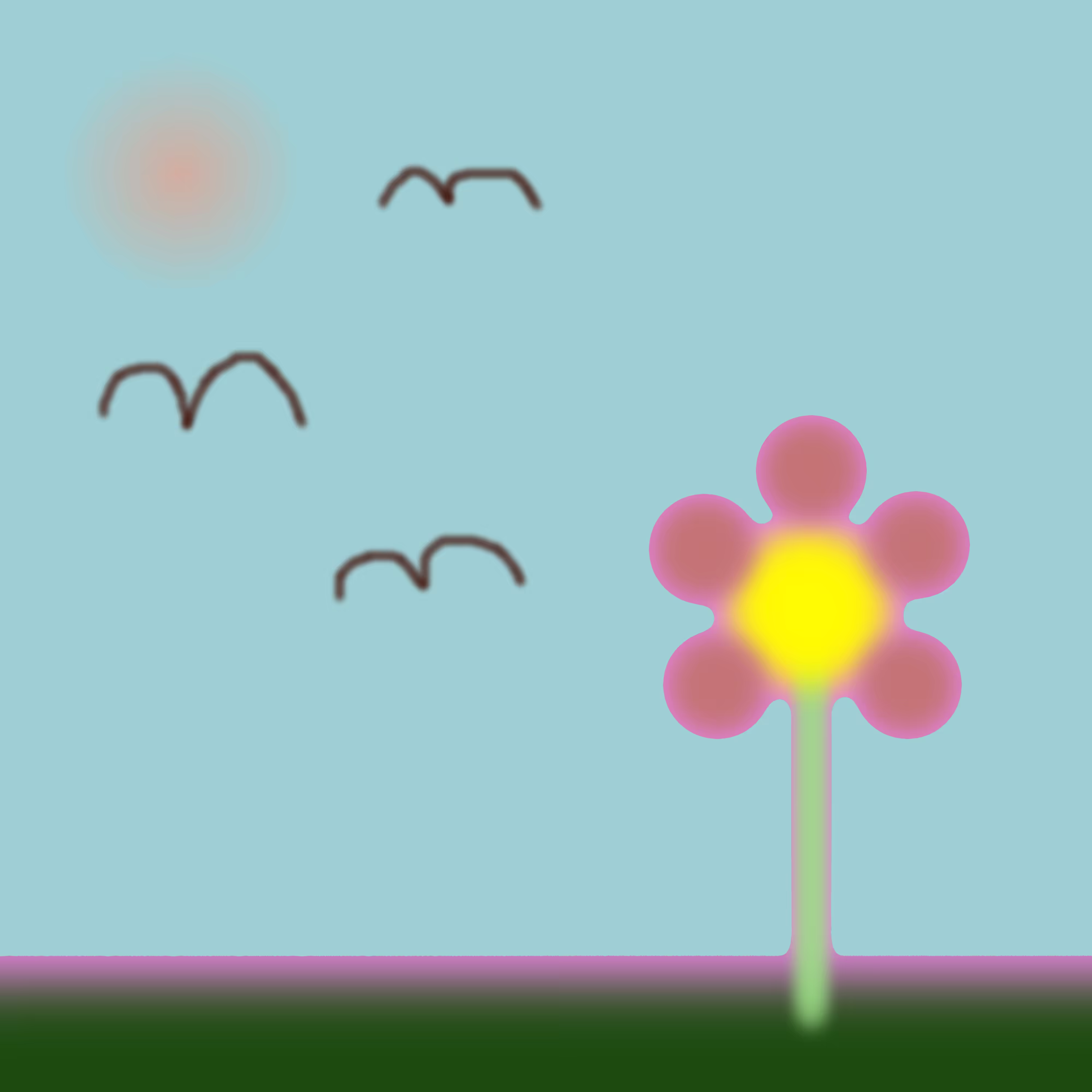 look, a flower.