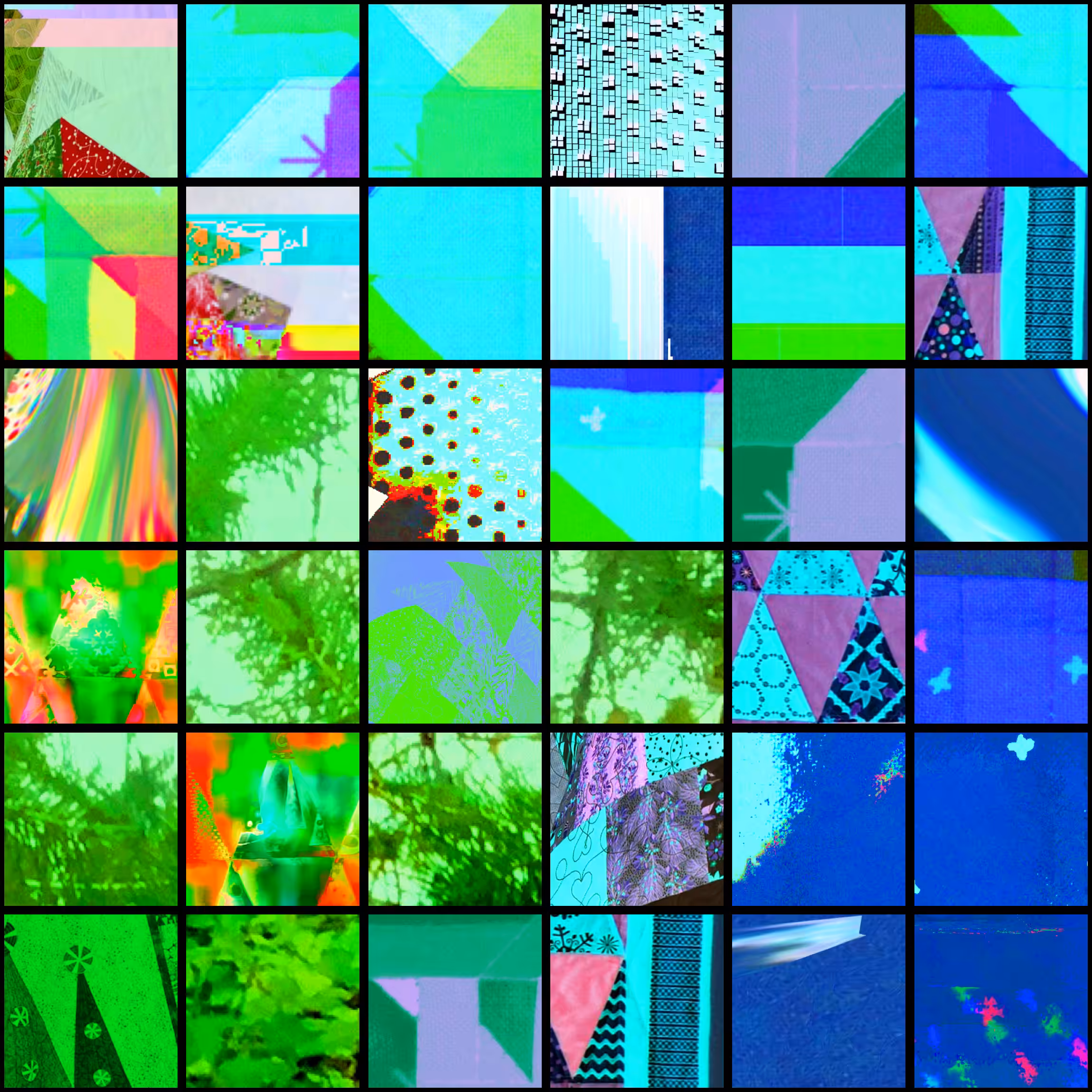 Retired Christmas Glitch Quilt Squares 2021.32