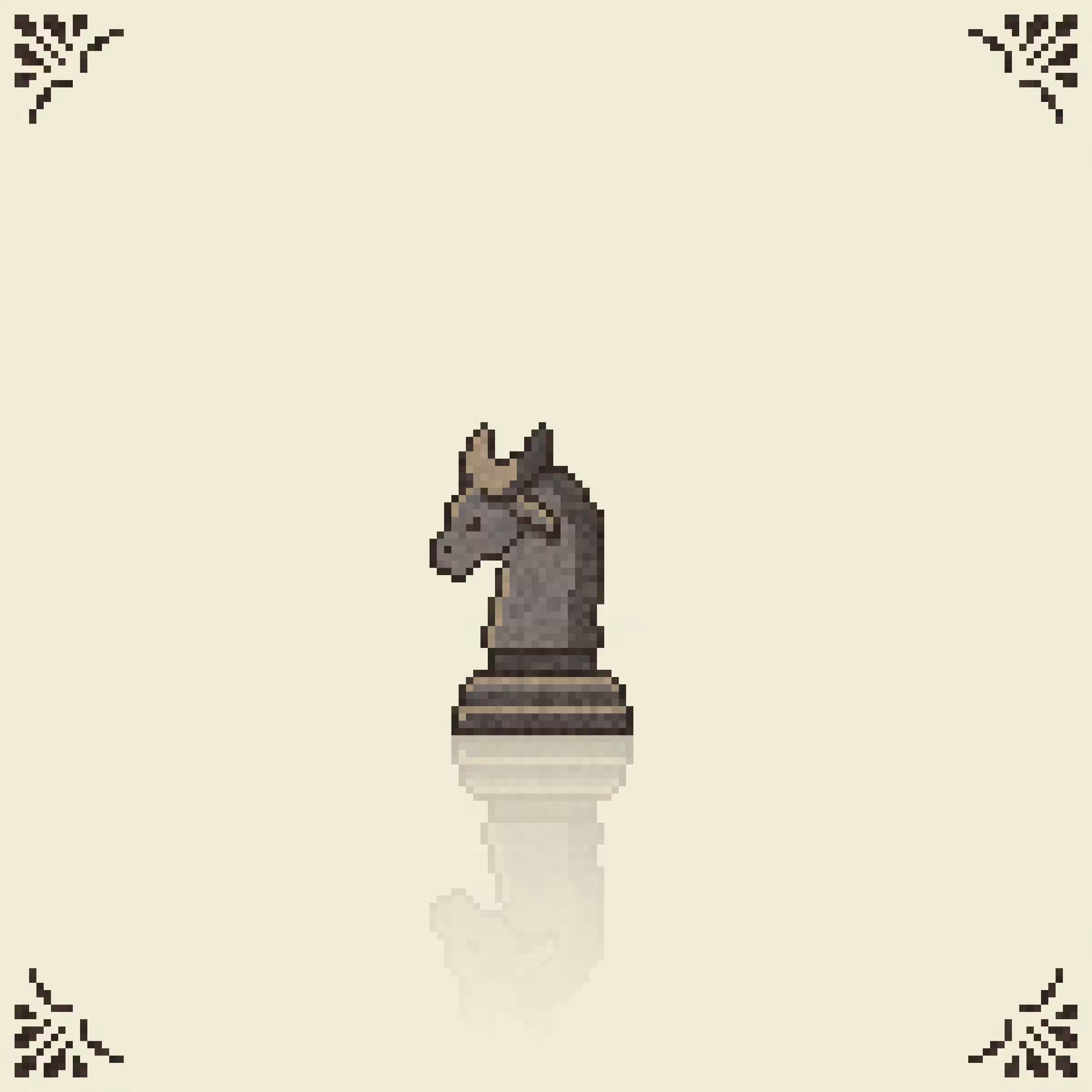 KNIGHT (black piece)