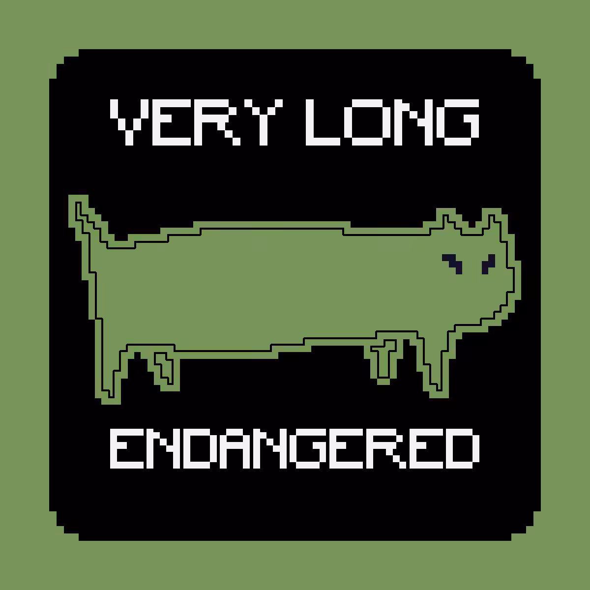 VERY LONG ENDANGERED CAT #17