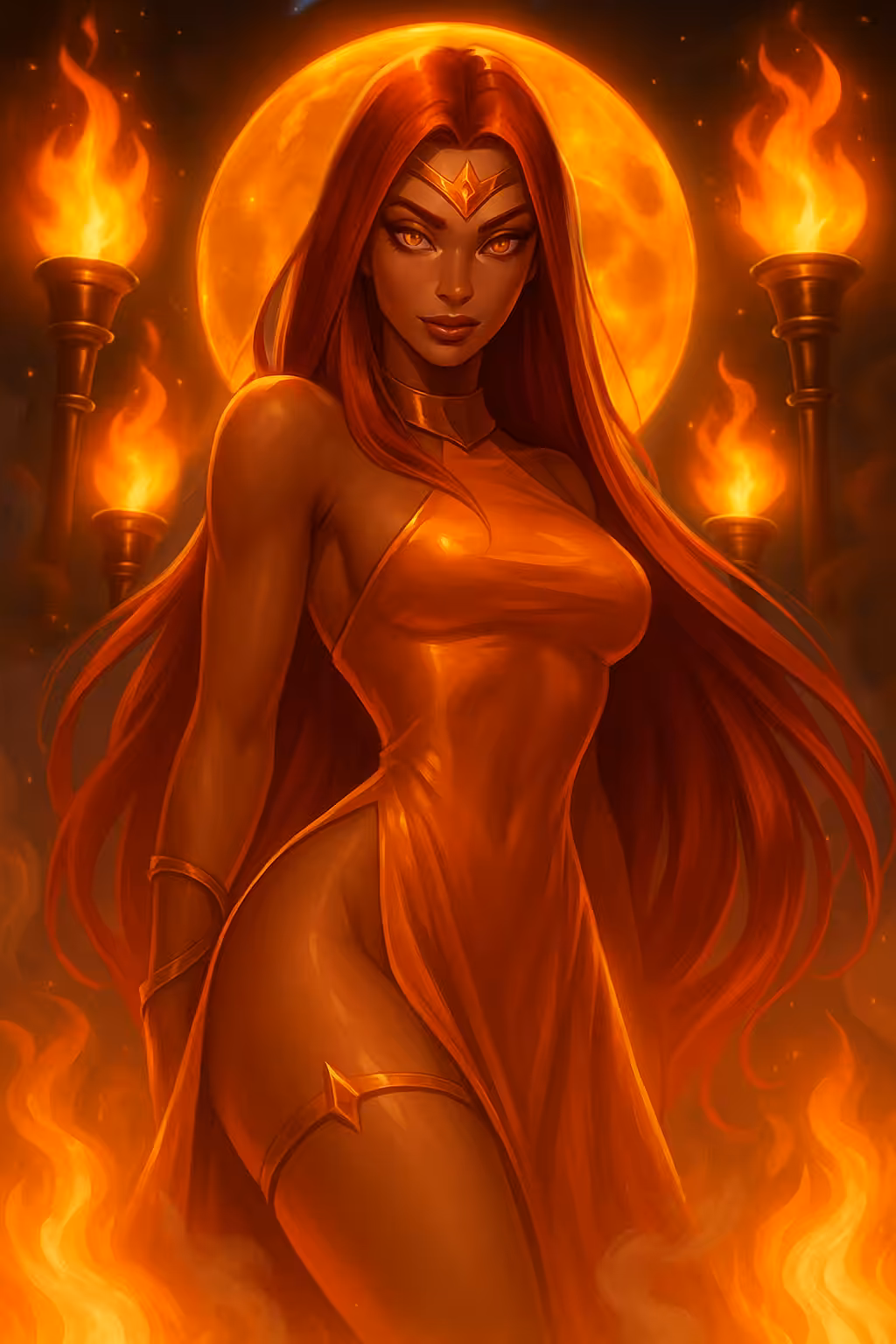 Lunar flame