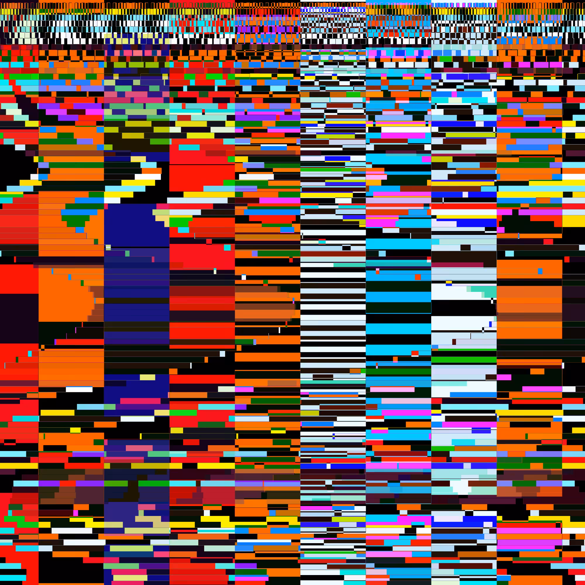 Glitchometry Stripes #52