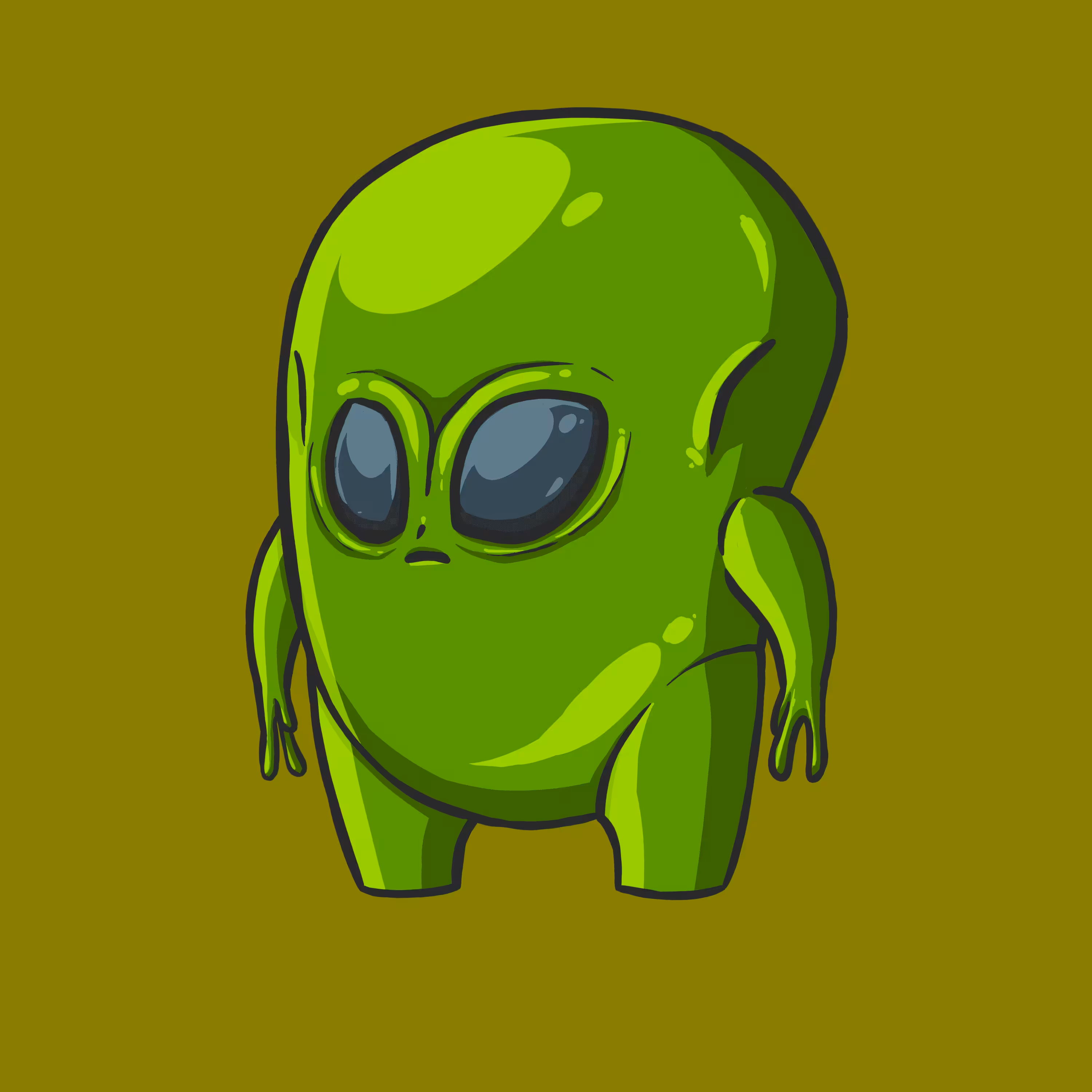 Green Alien Bucky