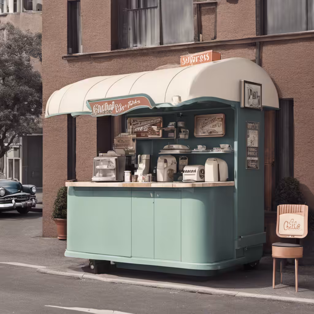 Coffee Shop in the 1950s - One