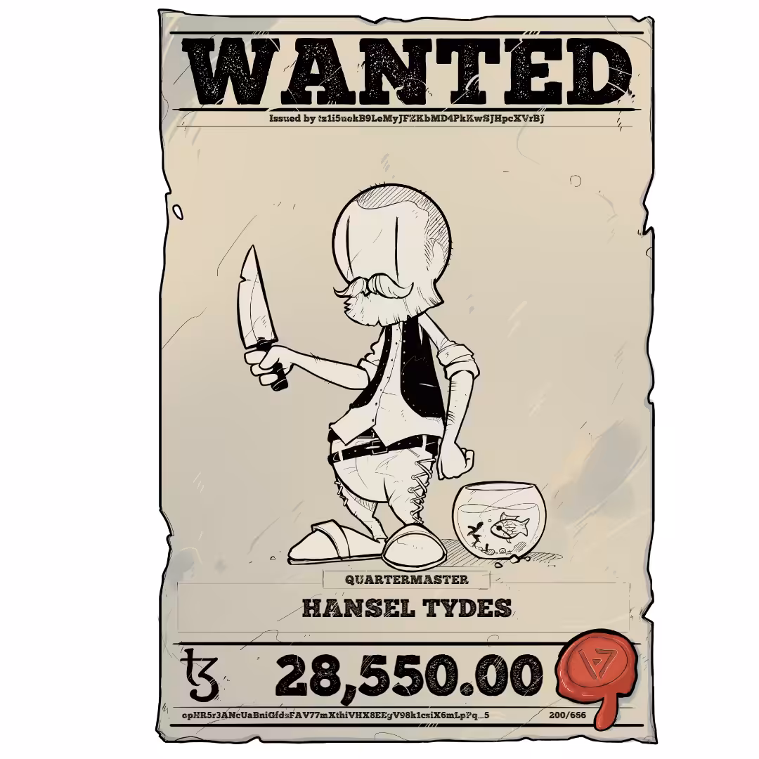 HANSEL TYDES | TEZOS PIRATE 200/666