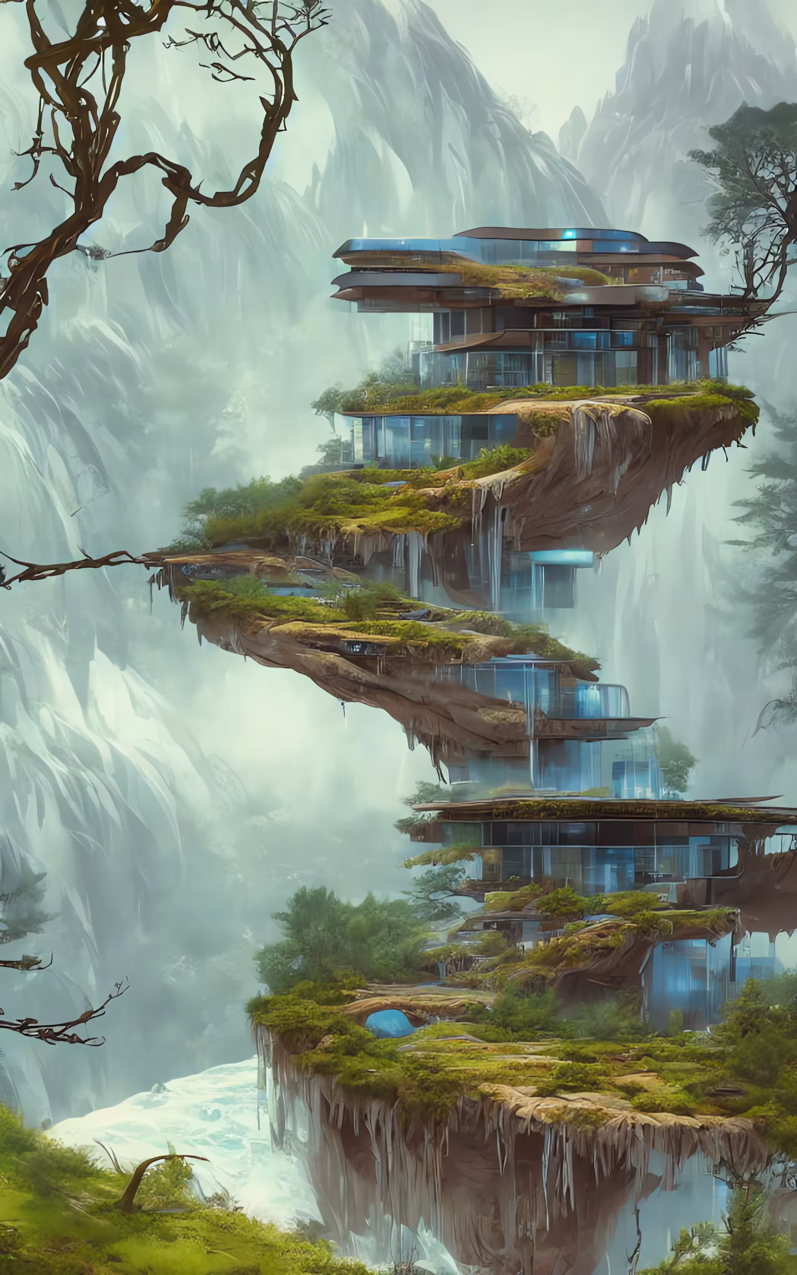 Waterfall Dwelling #0954