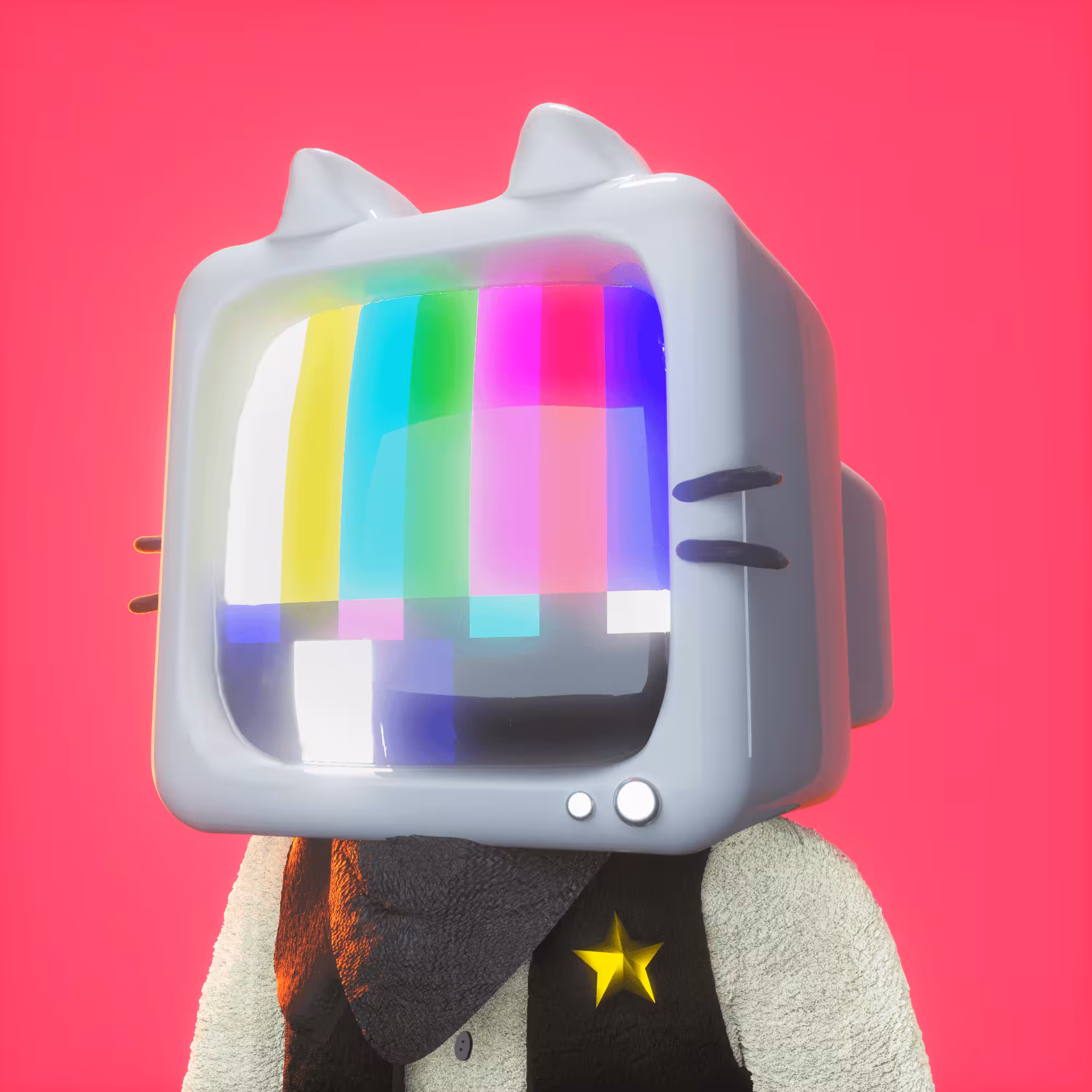 Cool Cat 3D #7051