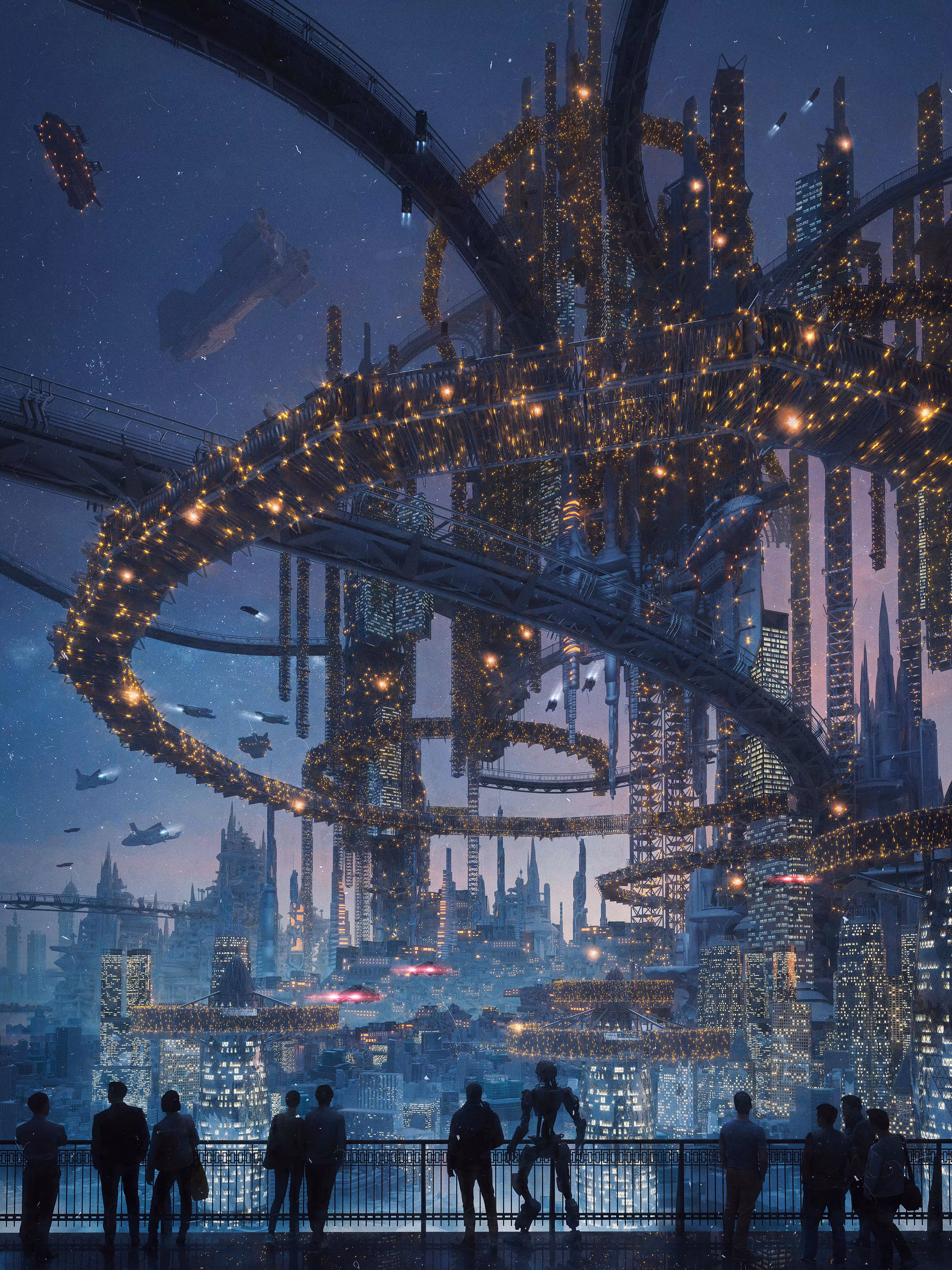 Cityscape nights