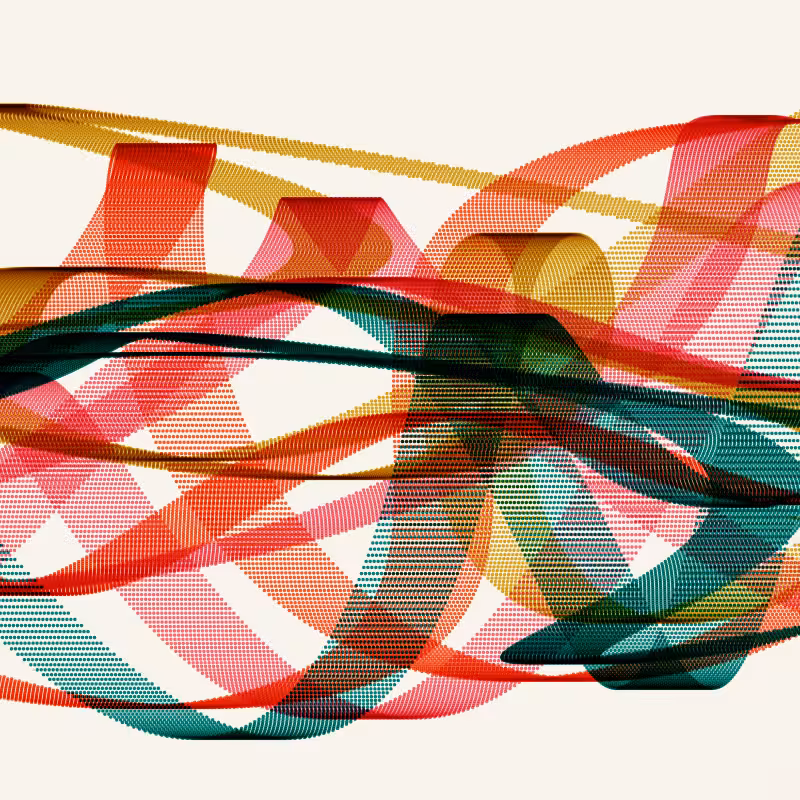 Ben Day Ribbons #2