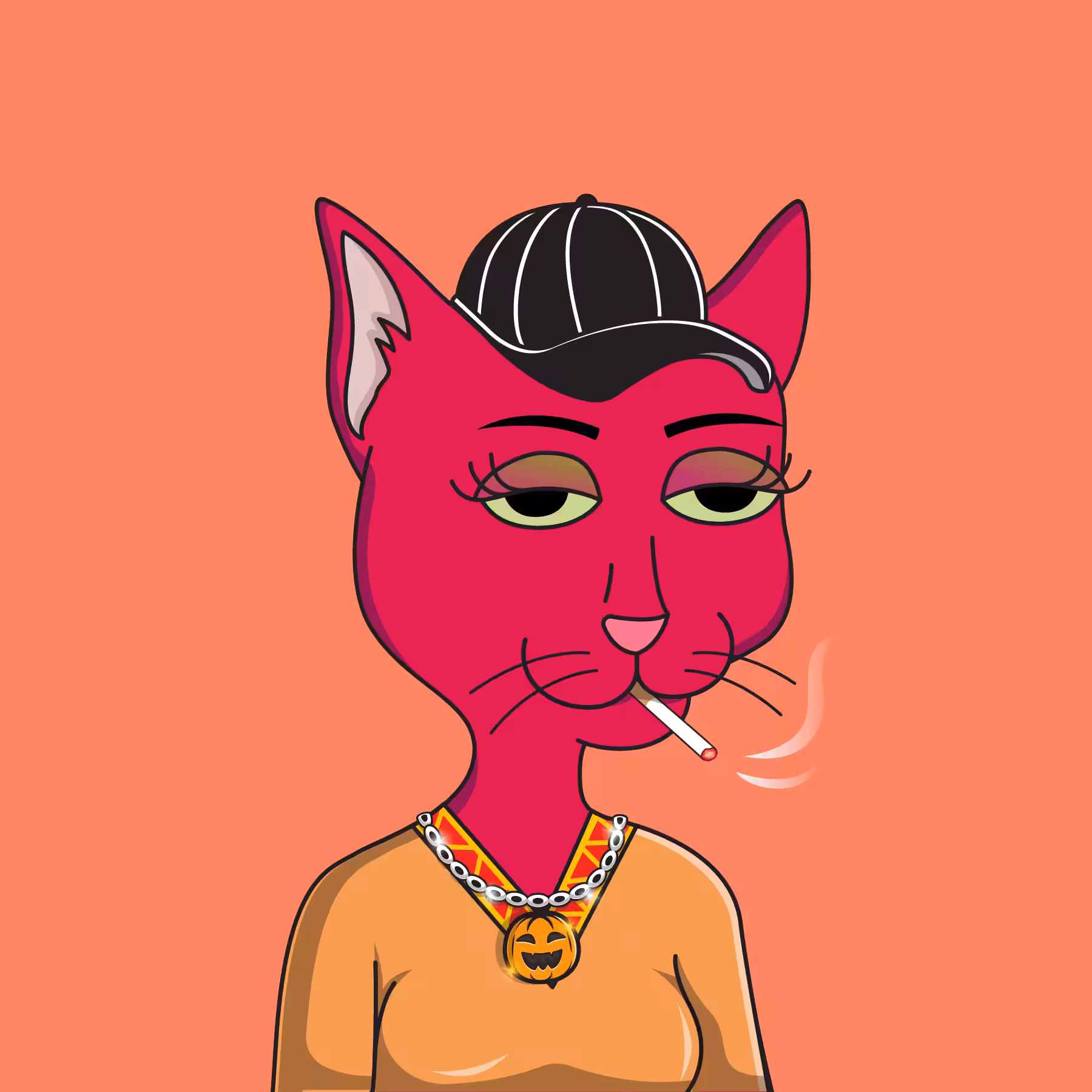 Girl Cat #435
