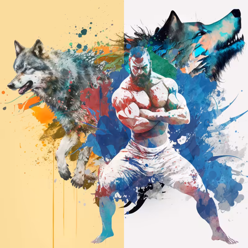 The Wolf and The Wrestler Bloke #20