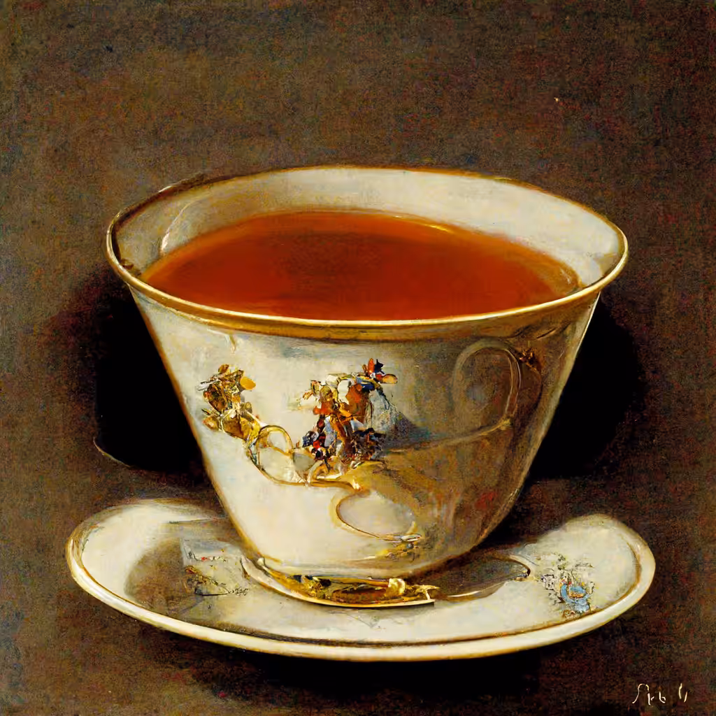 a teacup stolen from the buckingham palace 