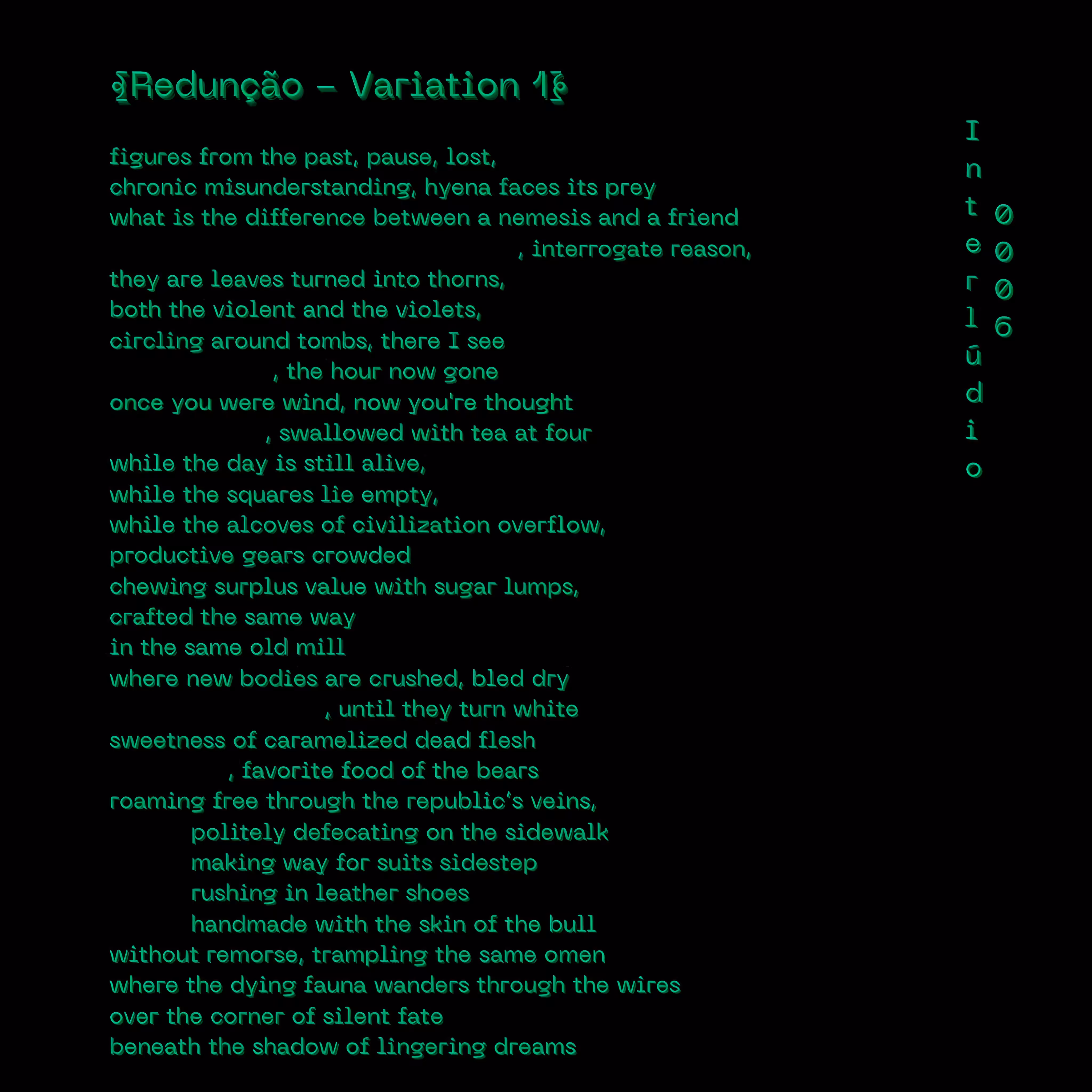 Soul Poesia: Redunção - Variation 1