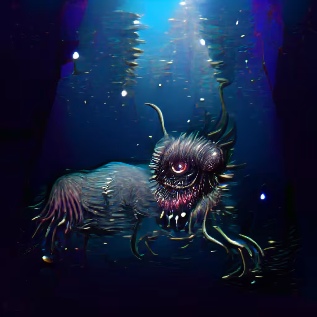 Deep sea monster