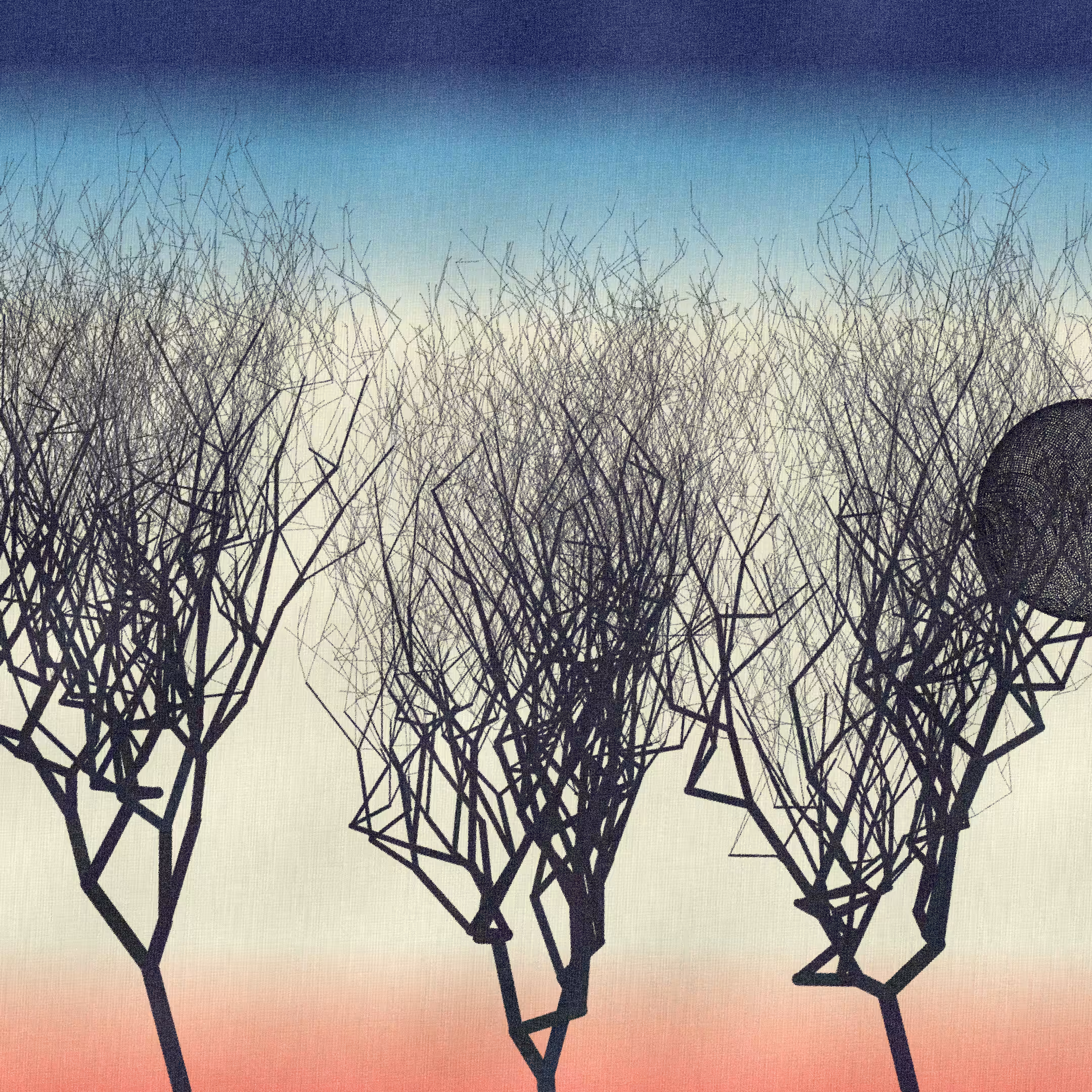 Three dead trees on earth #249