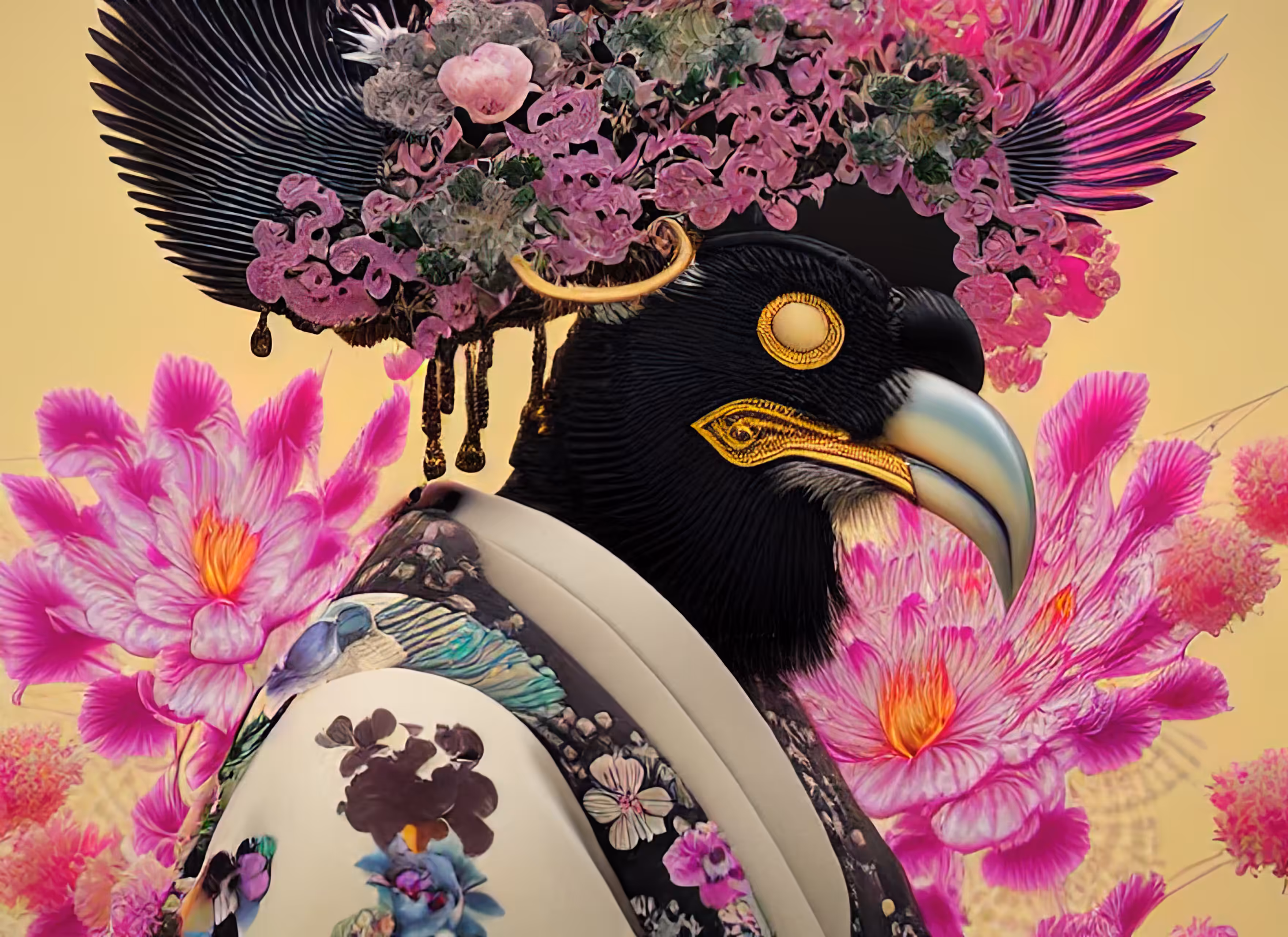 Flower Crow King