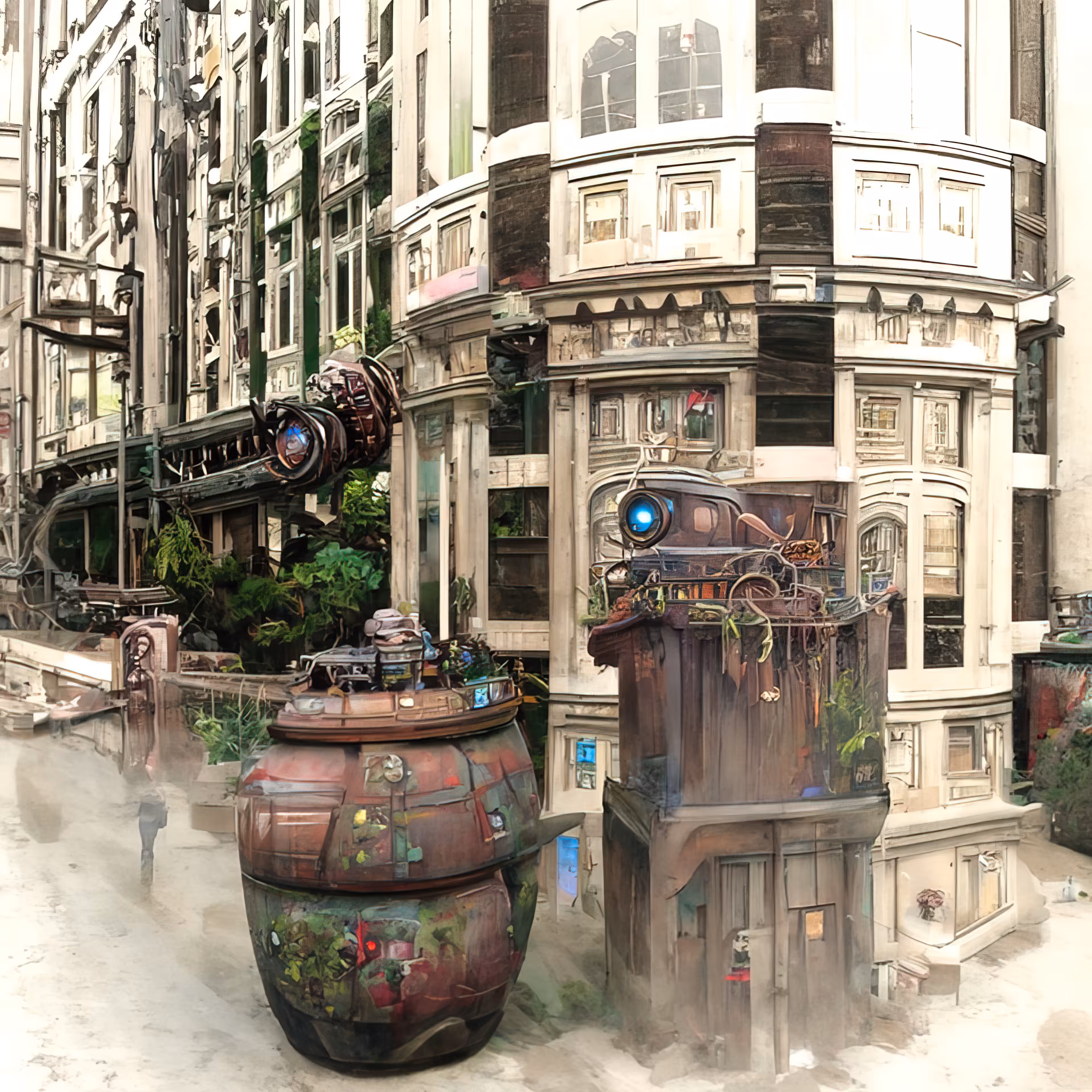 SteamPunk cityScape #029
