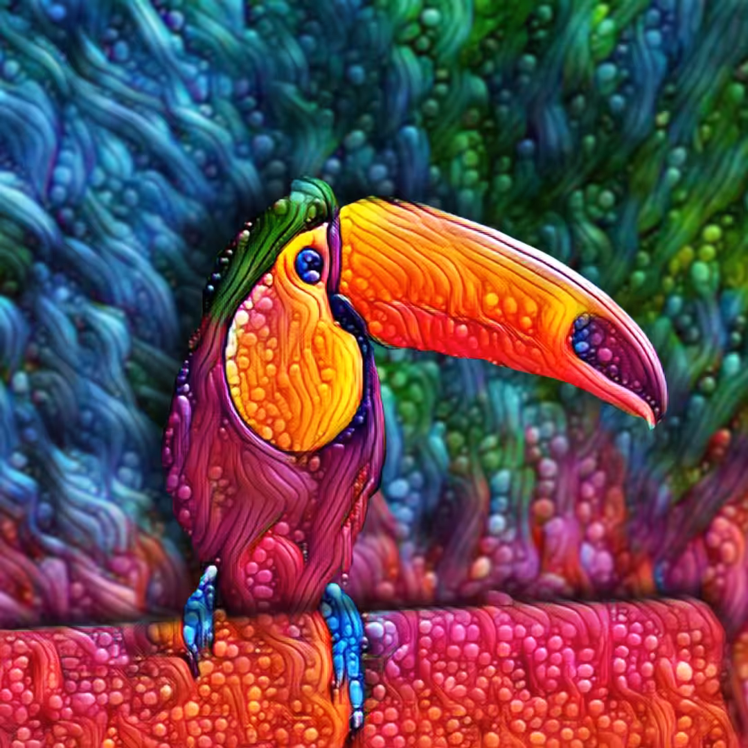 #2 (Tuca)The Rainbow birds