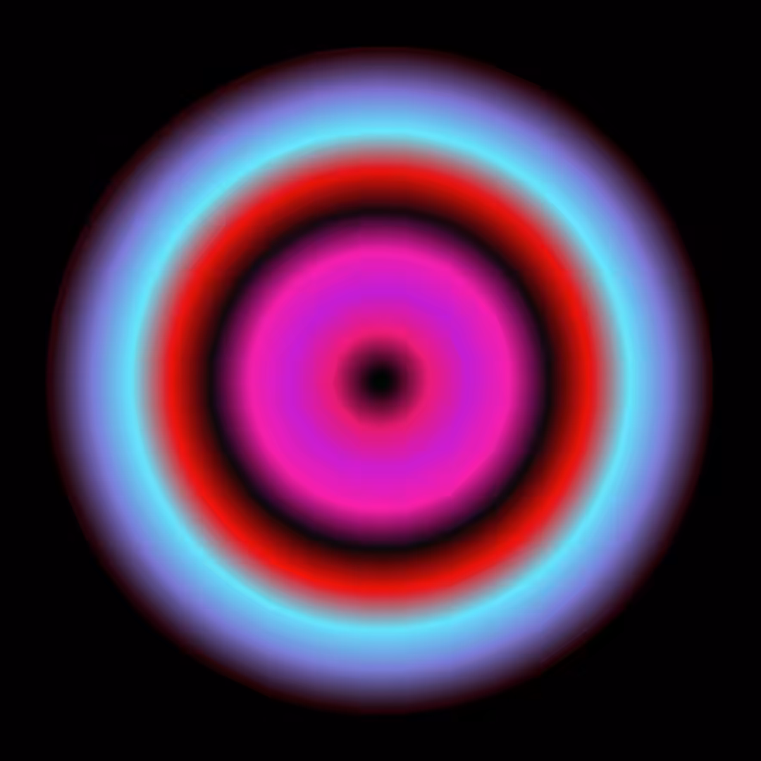 Concentric Colorfields #3 + Plastikman ‘Are Friends Electrik’  