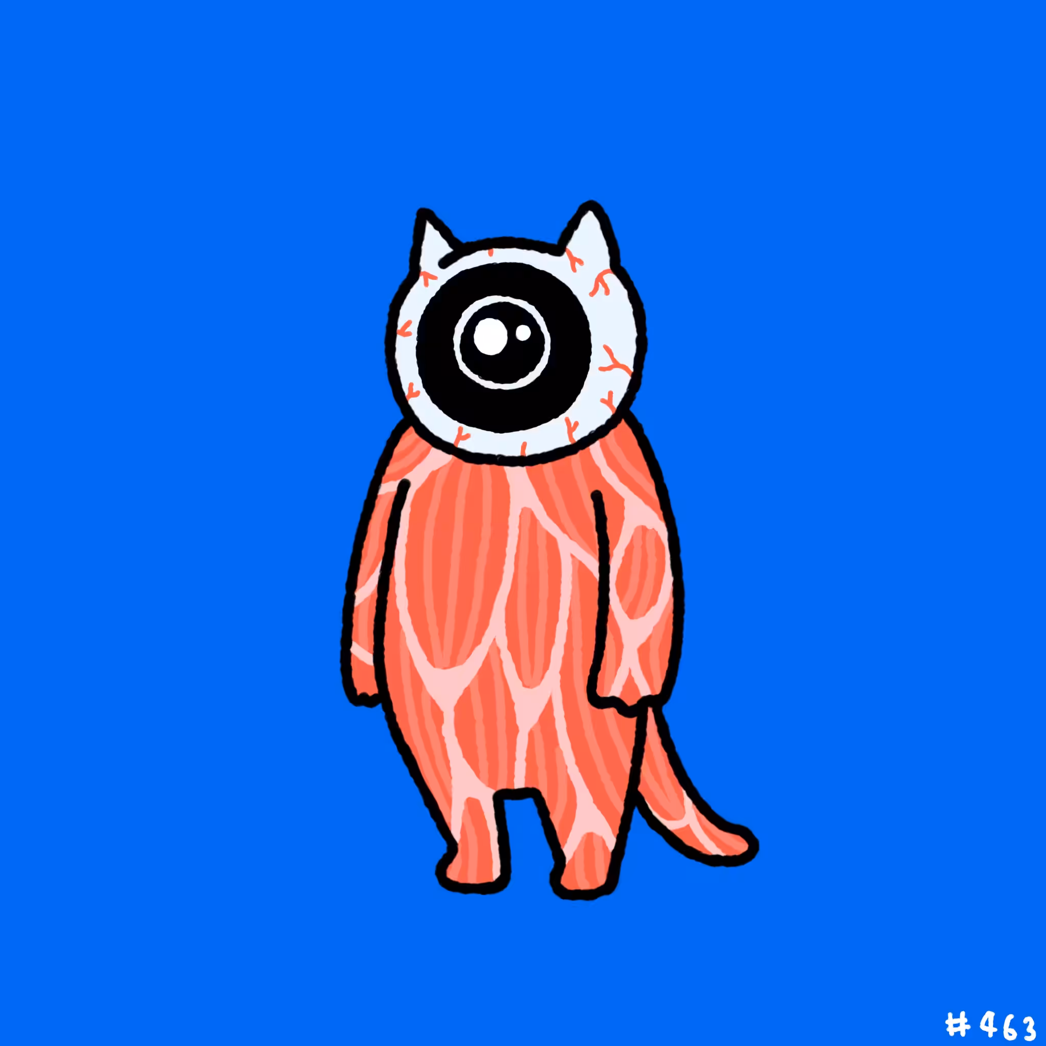 One Eye Muscle Cat