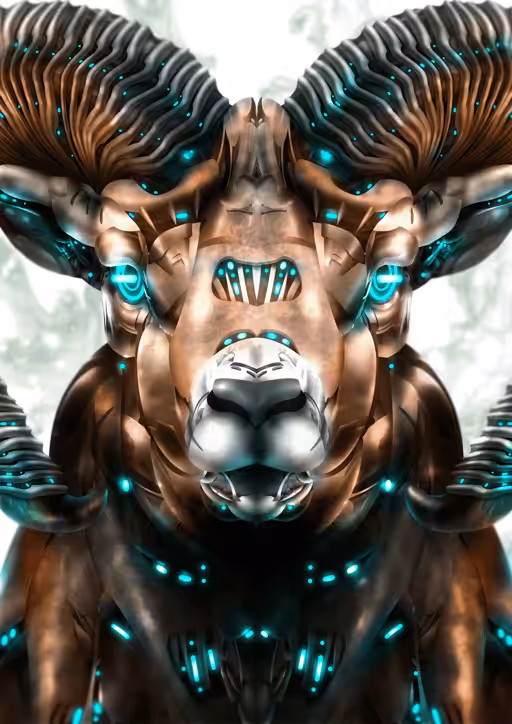 Animales cyborg: CYBORG BIG HORN SHEEP #044