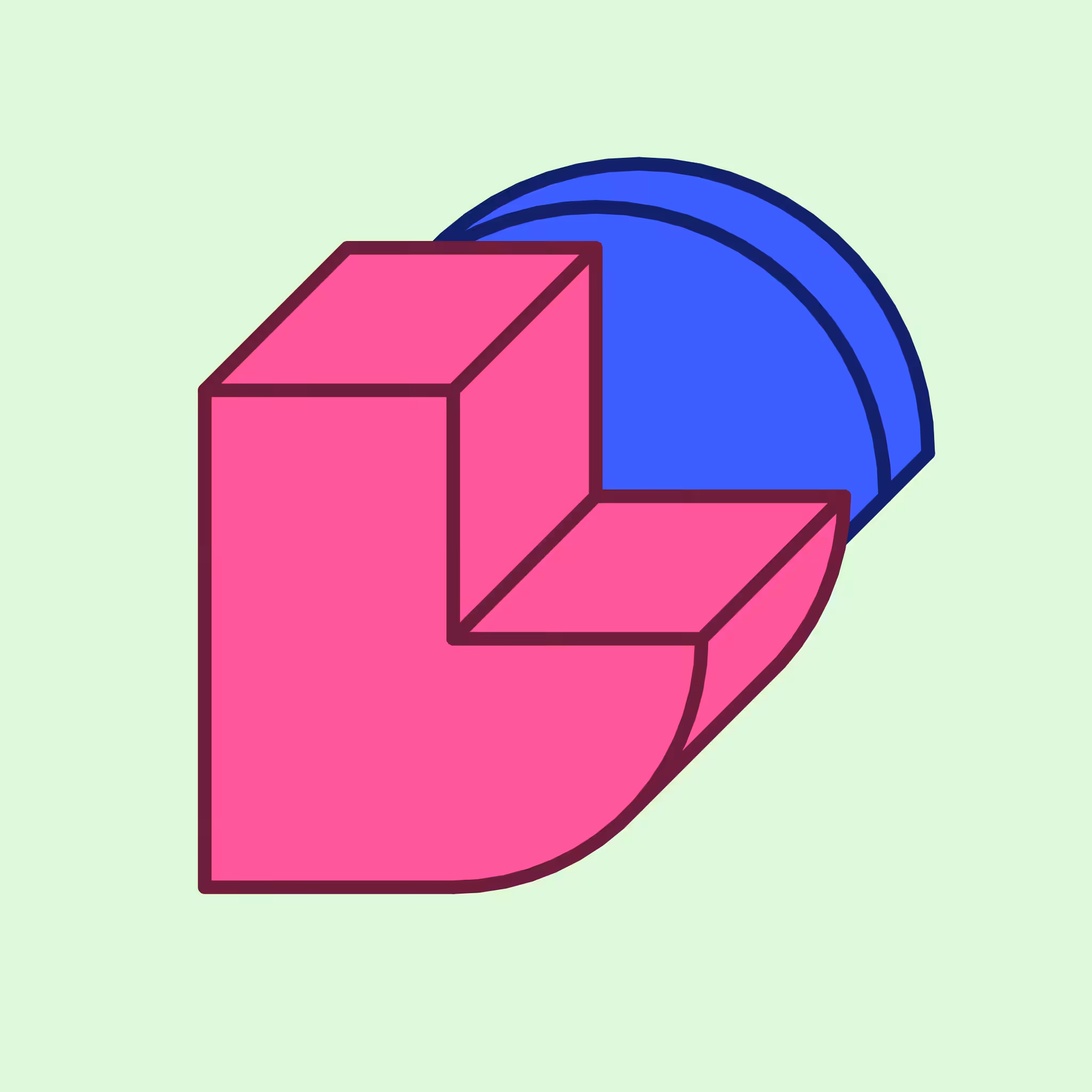 Calm shapes #999