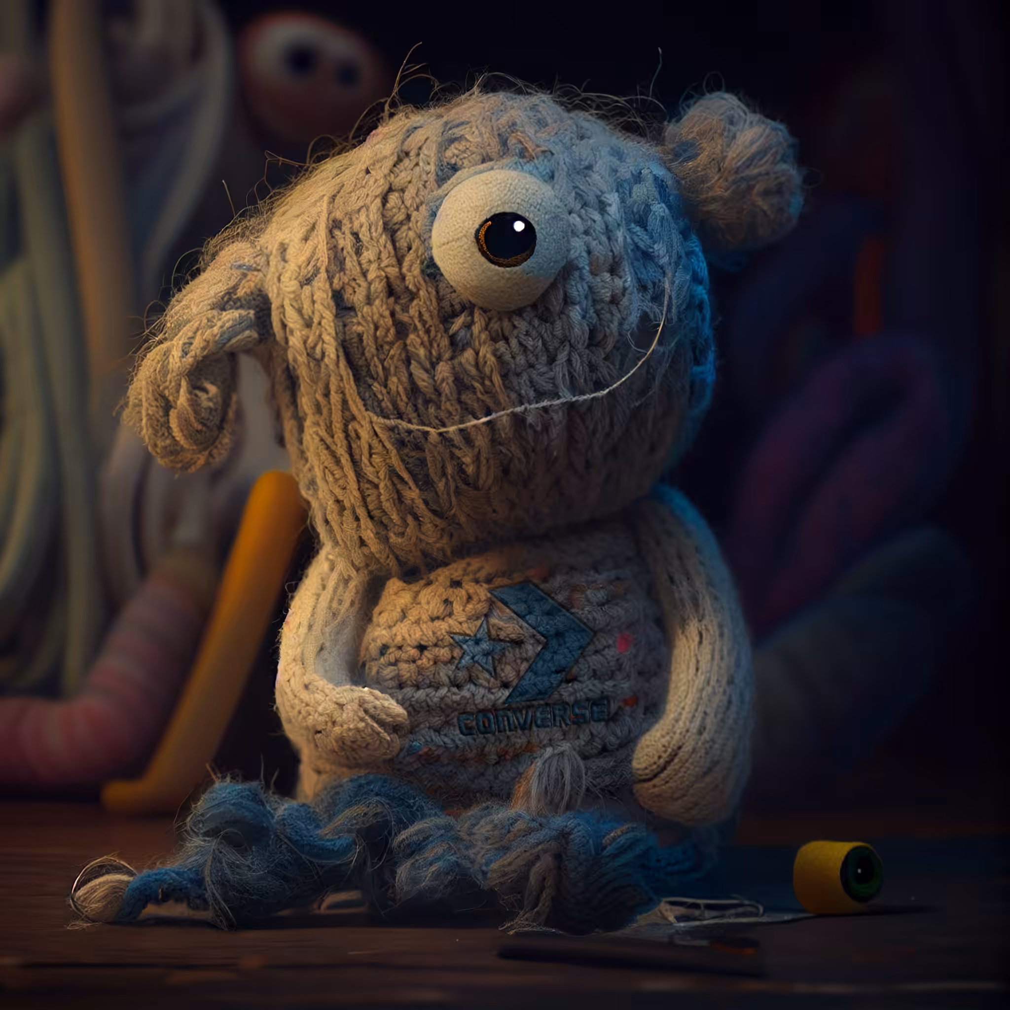 Crochet Penpets: #080 - Mr. Verse