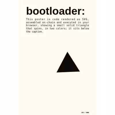 bootloader: selfie #253