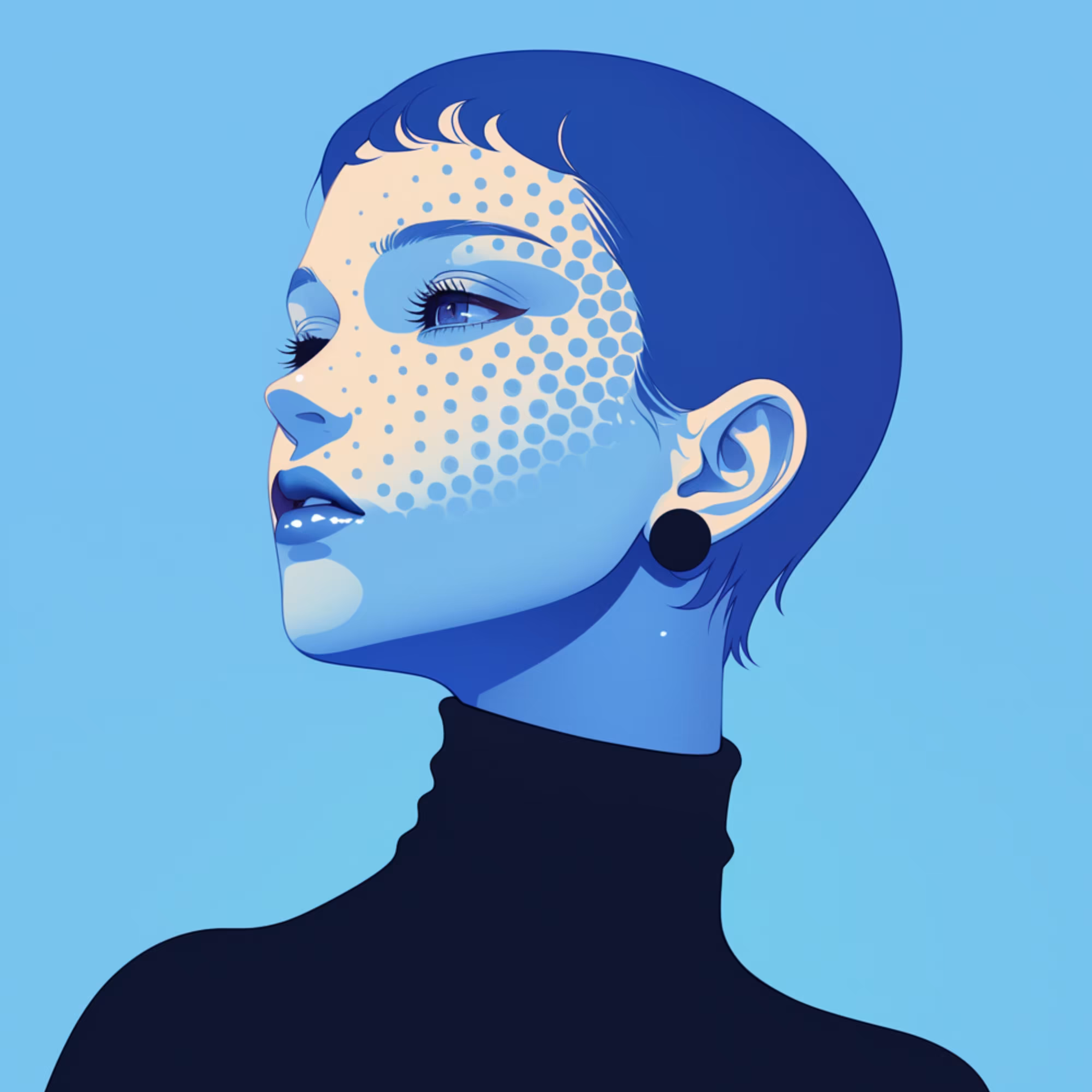 Blues and Dots