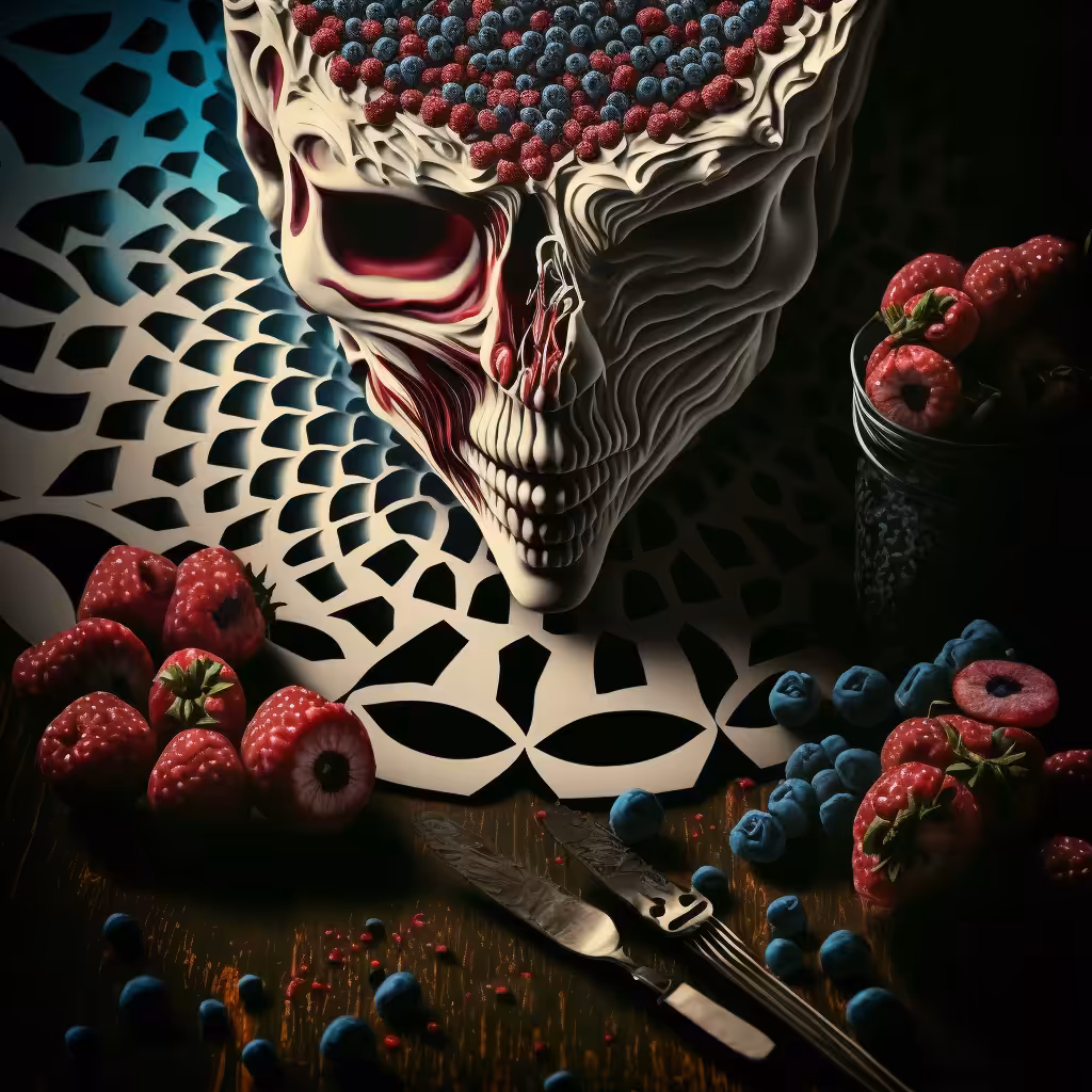 Abstract Mr. Billy fruit bowl