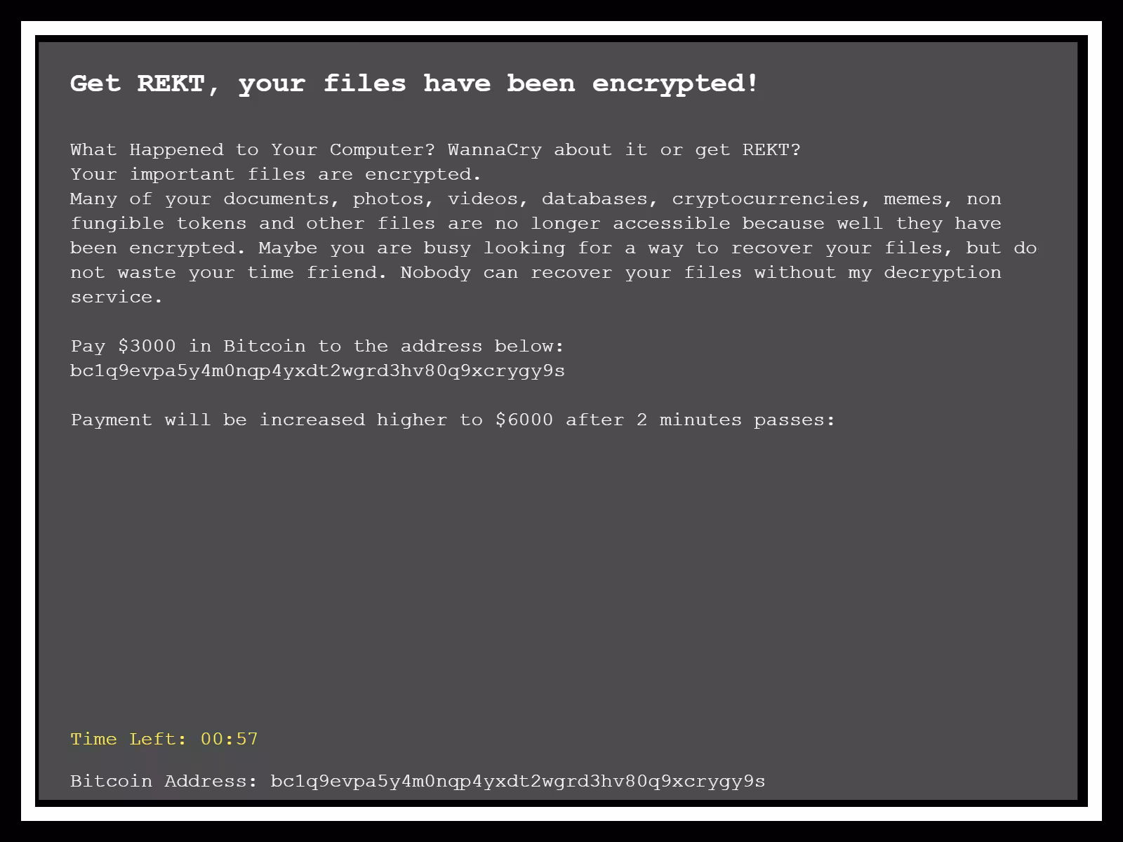 WannaCry or Get REKT?