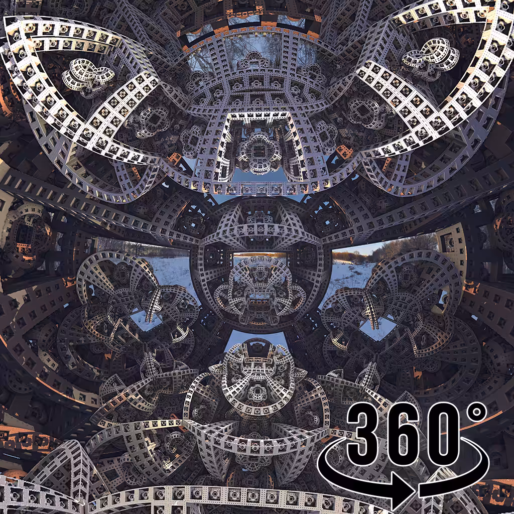 Alien Weather Station - 360° VR Fractal 10K