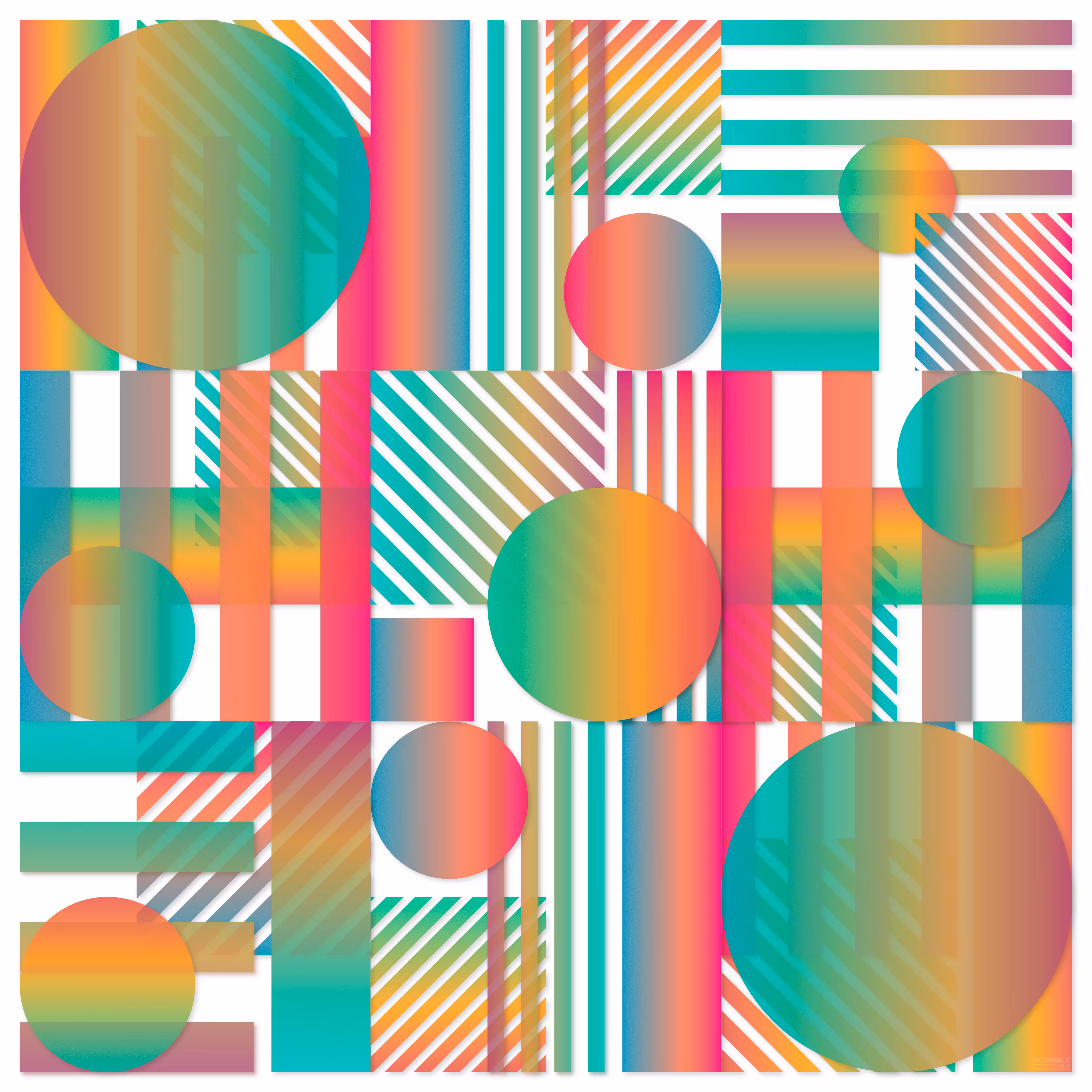 Geometric Candy – Sweet feelings No. 1