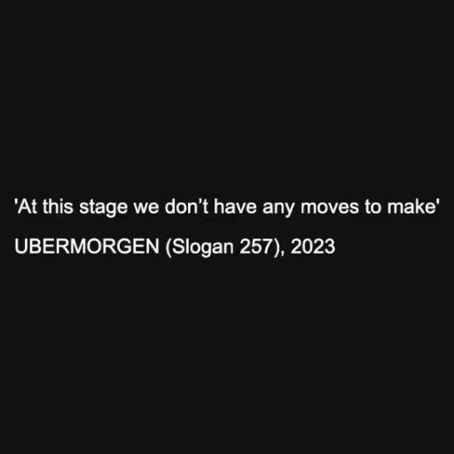 'At this stage we do...