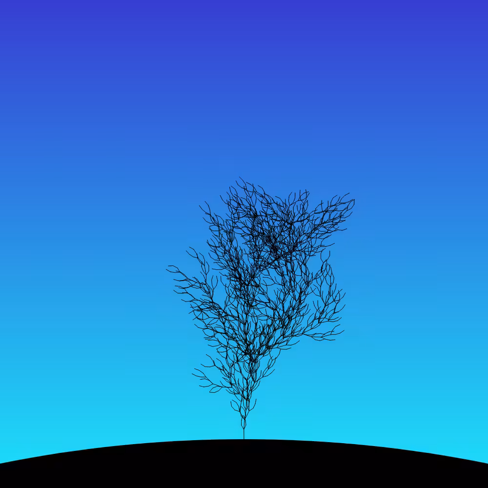 Fractal-Lsystem Tree #118