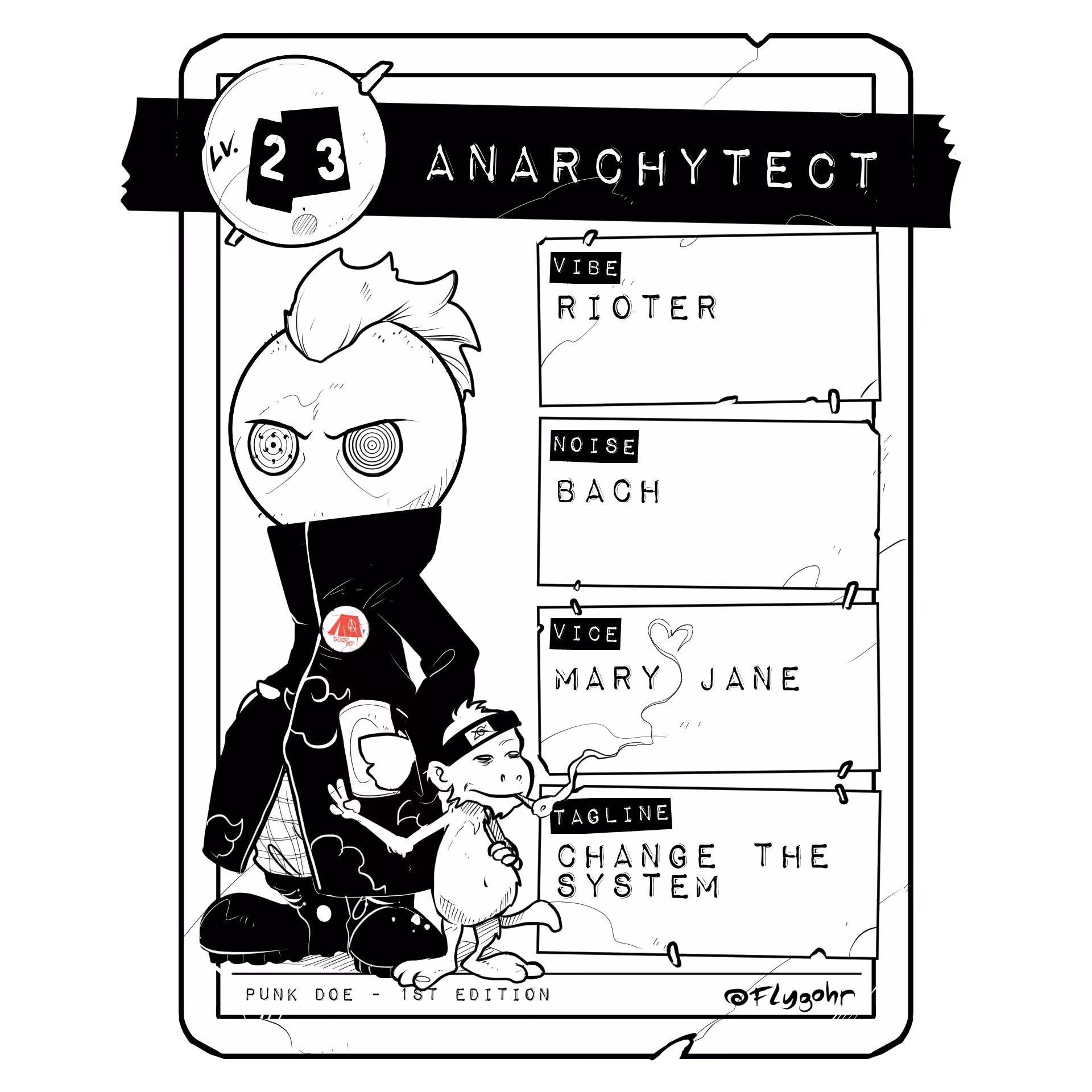 Lv.23 ANARCHYTECT  | CUSTOM PUNK DOE #26