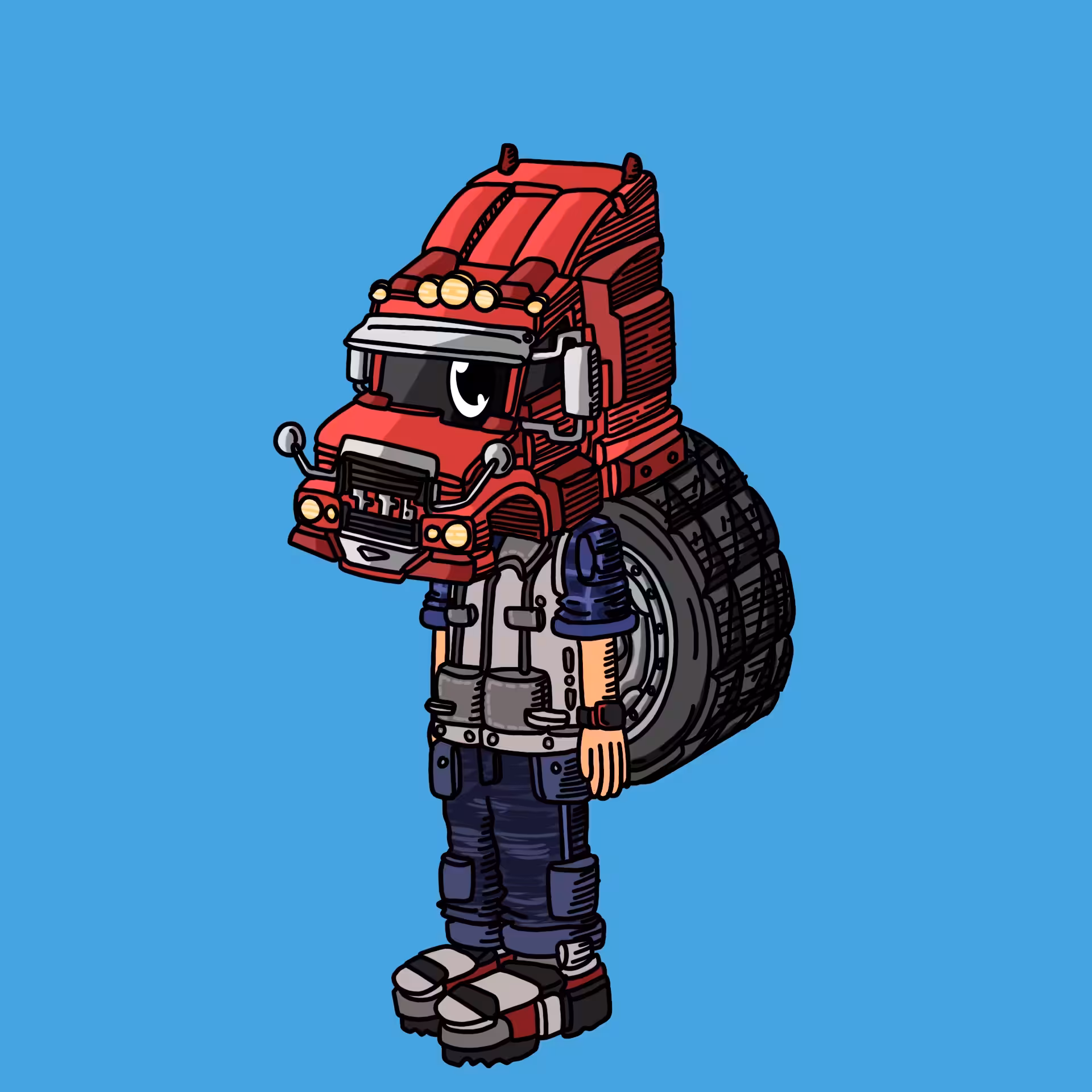 One eyed guys: Truck driver OEG