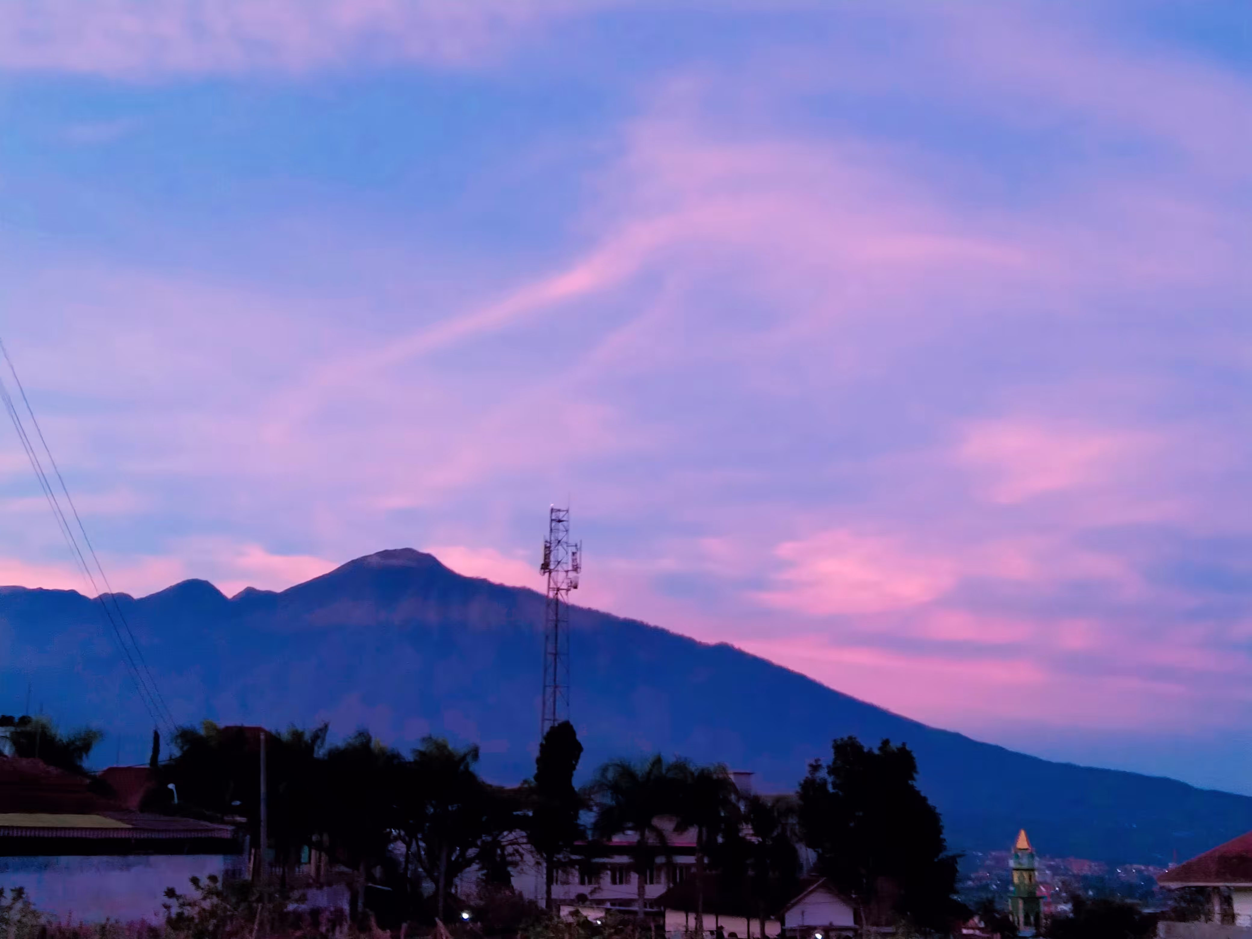late afternoon mountain