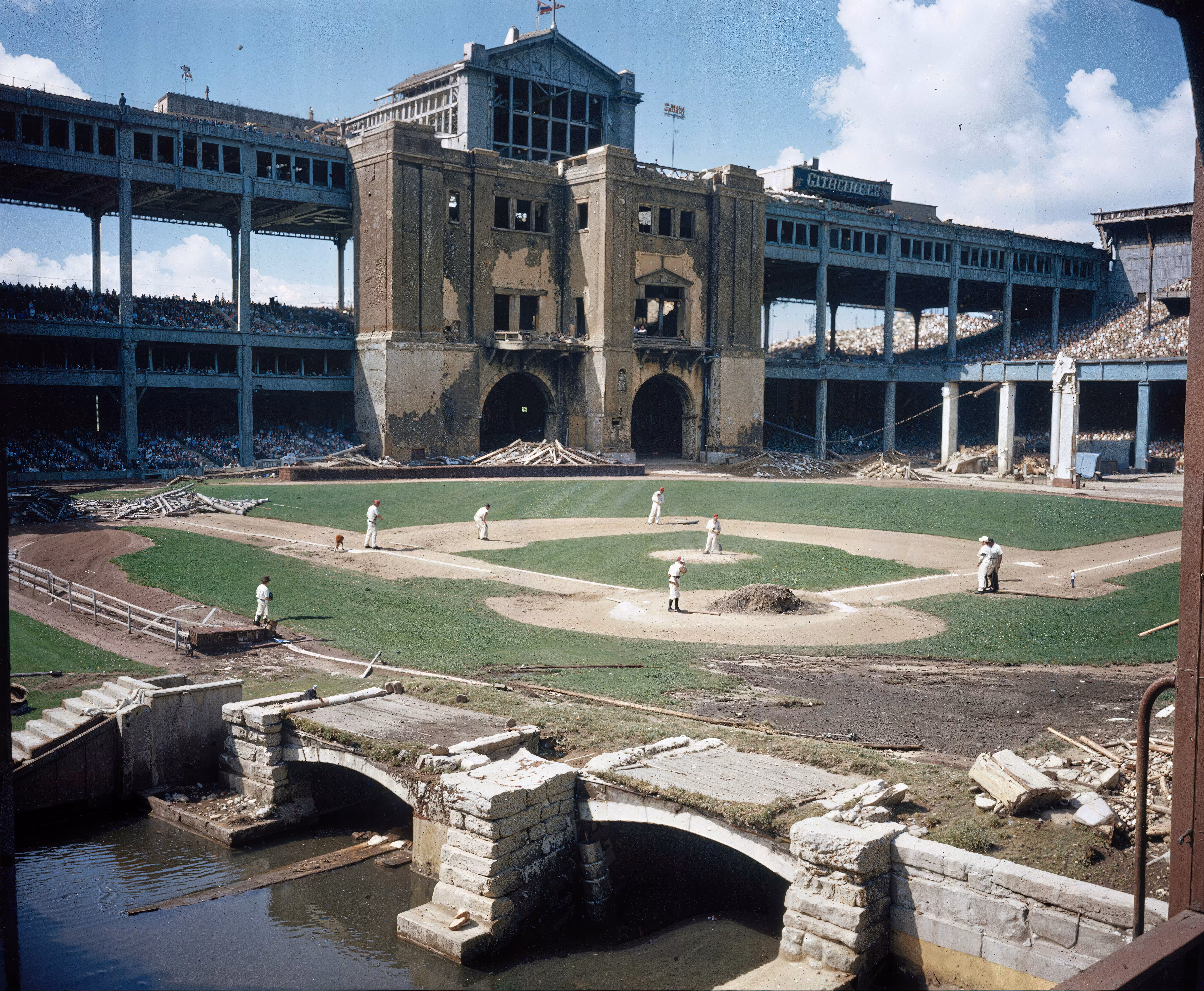 Fallen Grandstand