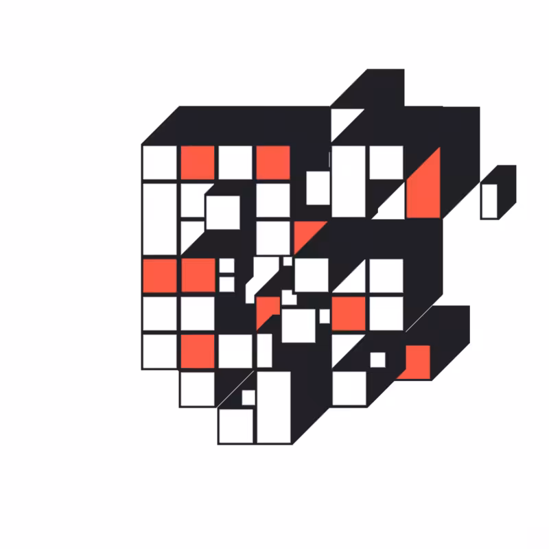 Hypnotic Hovering Grid #27