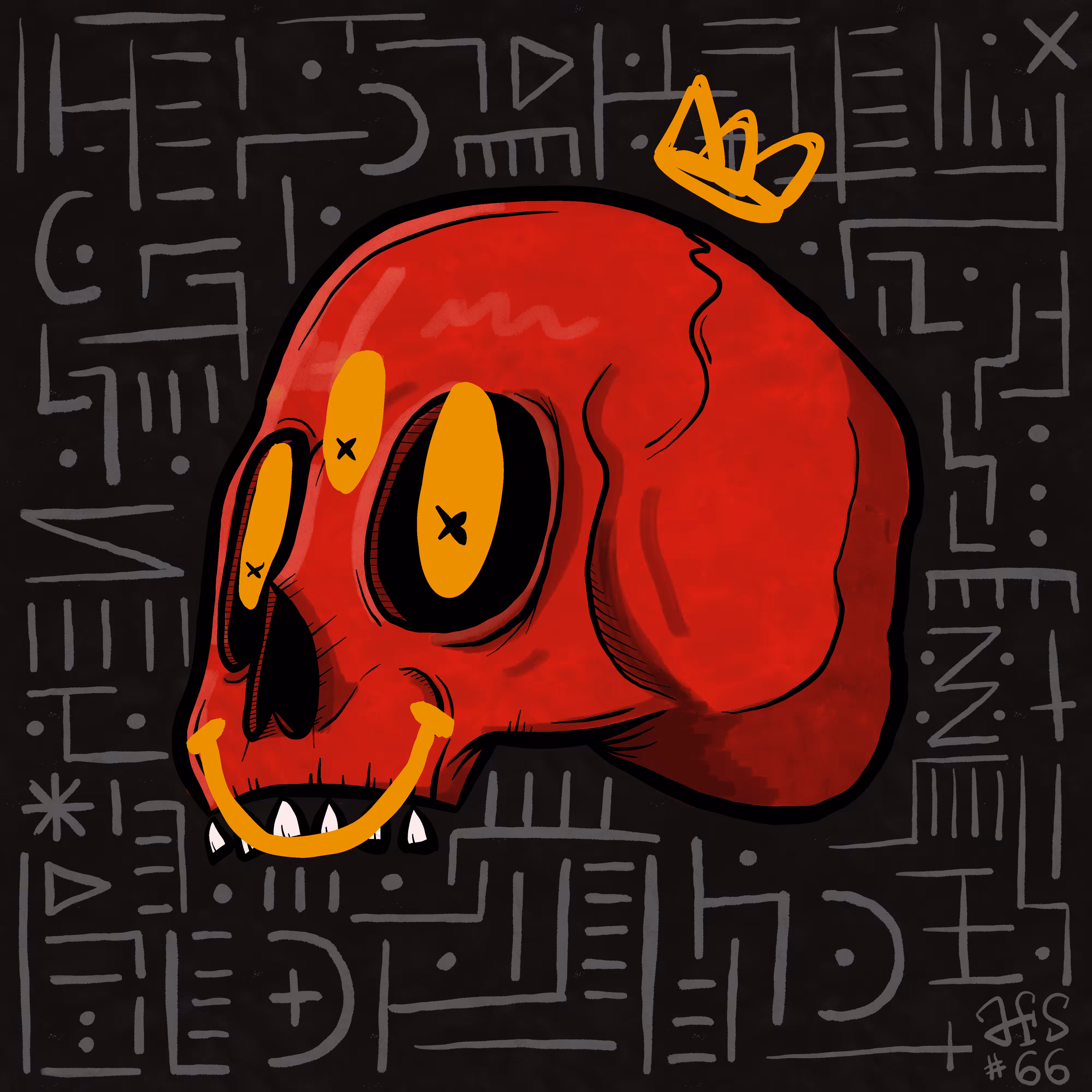 Almost Fancy Skull #66