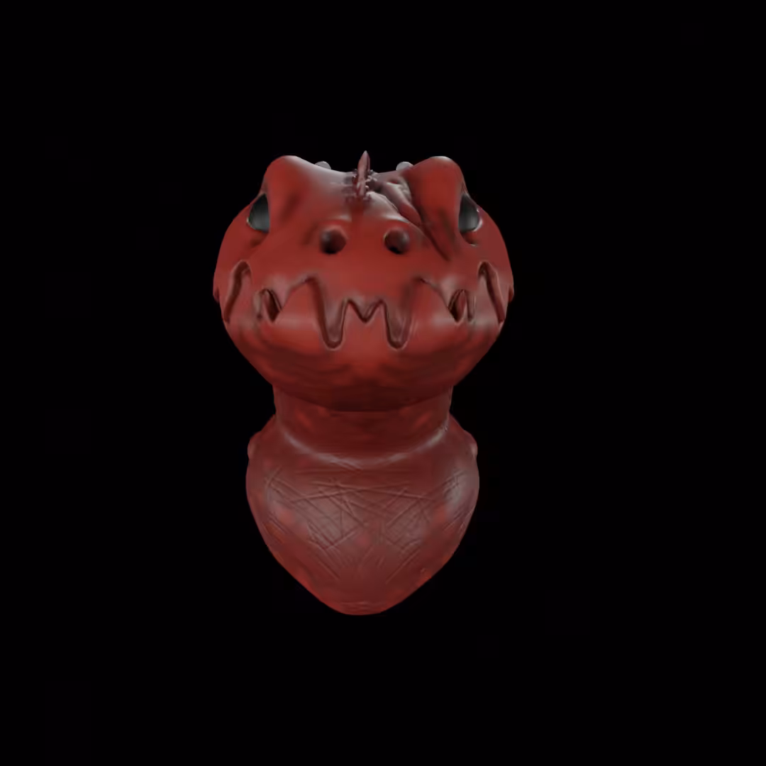 Dragon's head trophy №1